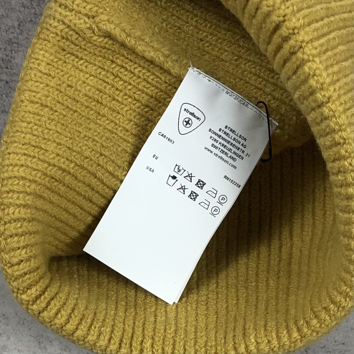 Strellson Y2K Strellson Wool Nylon Classic Logo Mütze Loras Beanie Hat Size ONE SIZE - 7 Thumbnail