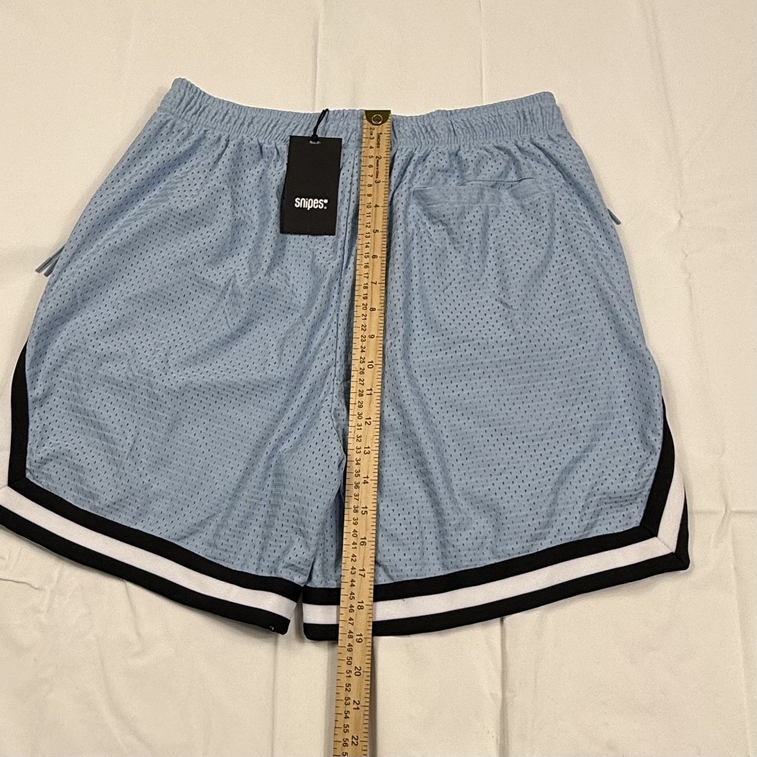 Snipes Snipes Mens Light Blue Mesh Basketball Shorts Size L Size US 36 / EU 52 - 6 Thumbnail