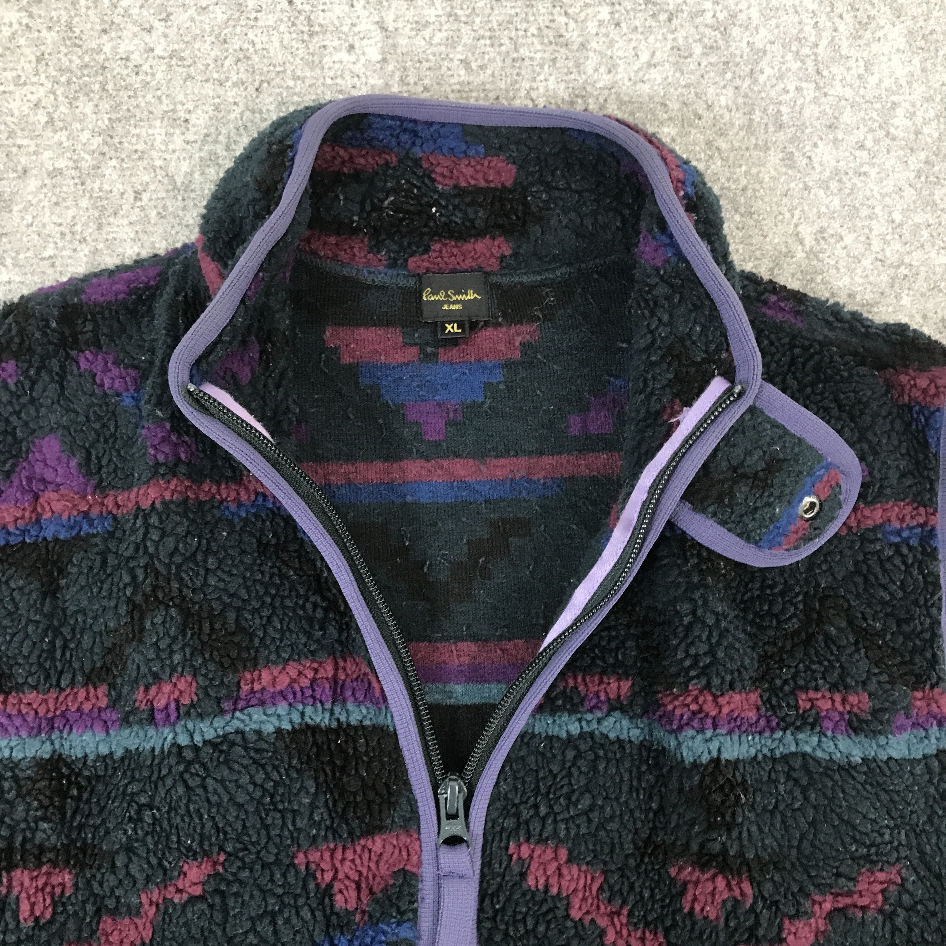 Paul Smith paul smith jeans Sherpa Fleece Vest Design Navajo Size US XL / EU 56 / 4 - 7 Thumbnail