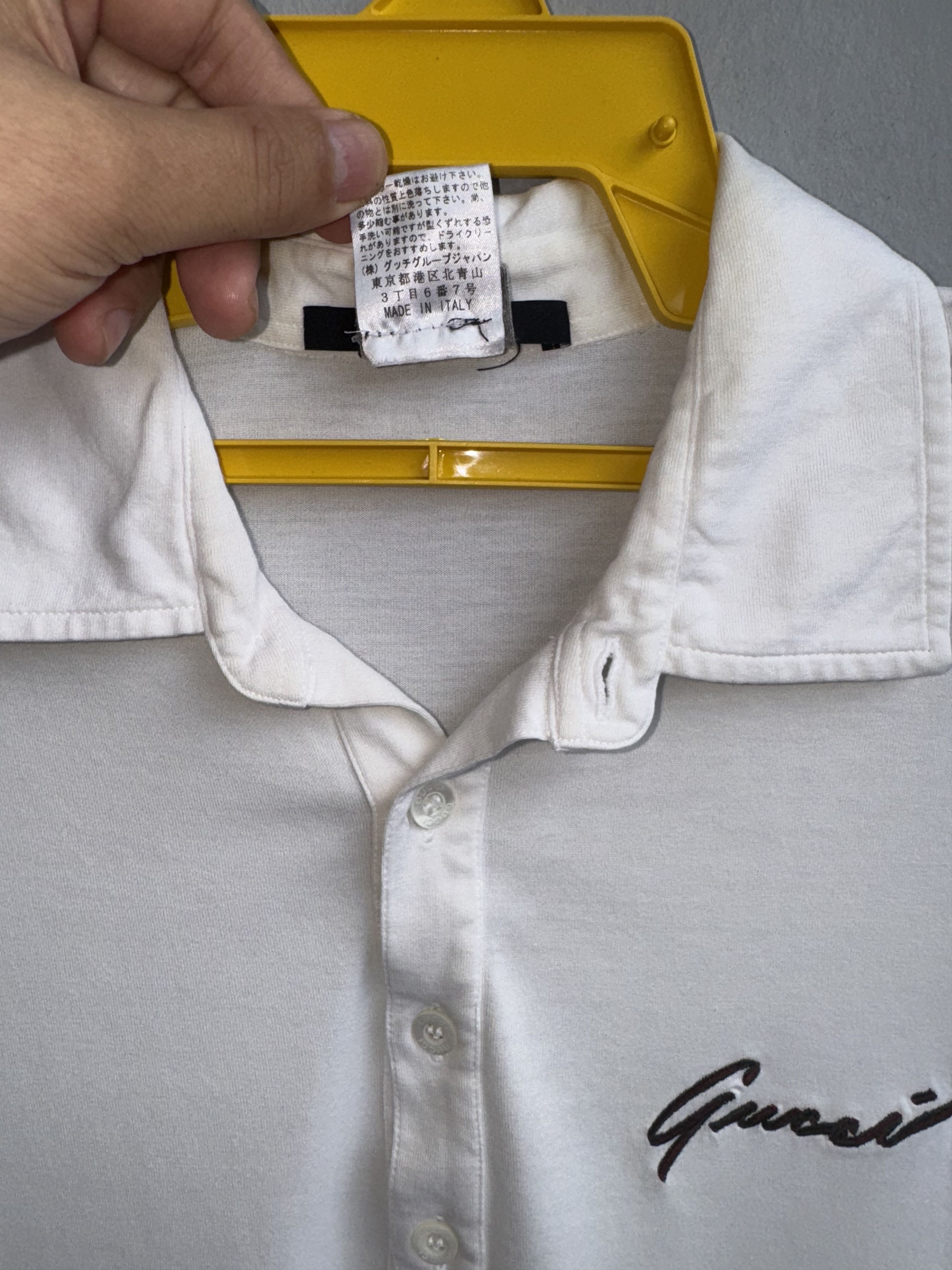 Gucci Gucci Luxury Polo Vintage Shirt Size L / US 10 / IT 46 - 4 Thumbnail