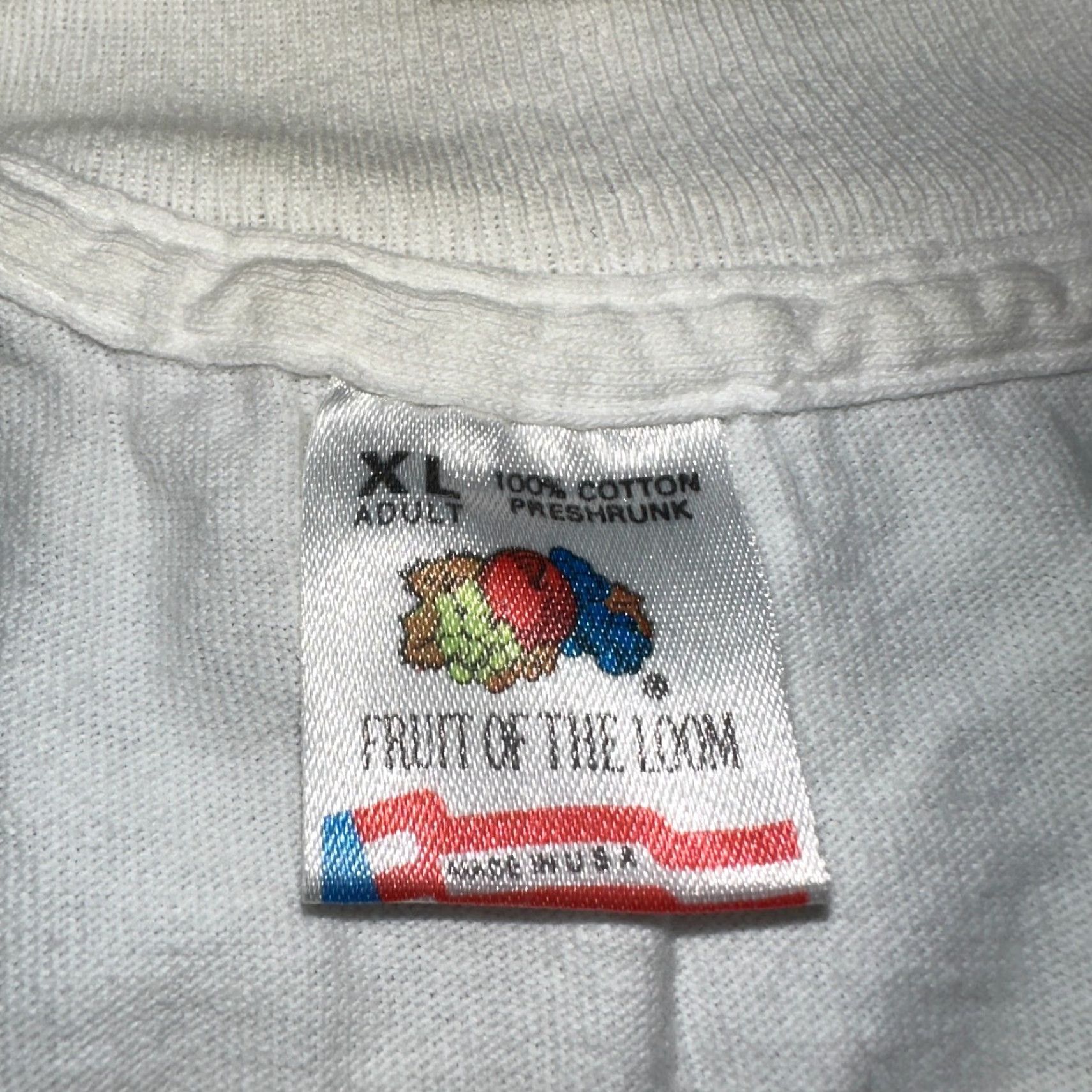 Fruit Of The Loom VINTAGE Fruit of the Loom T-Shirt Crew Neck Short Sleeve White XL Men 70s 80s 90s Arizona Wing Caf Ghost Squadron Graphic Print Size US XL / EU 56 / 4 - 6 Thumbnail