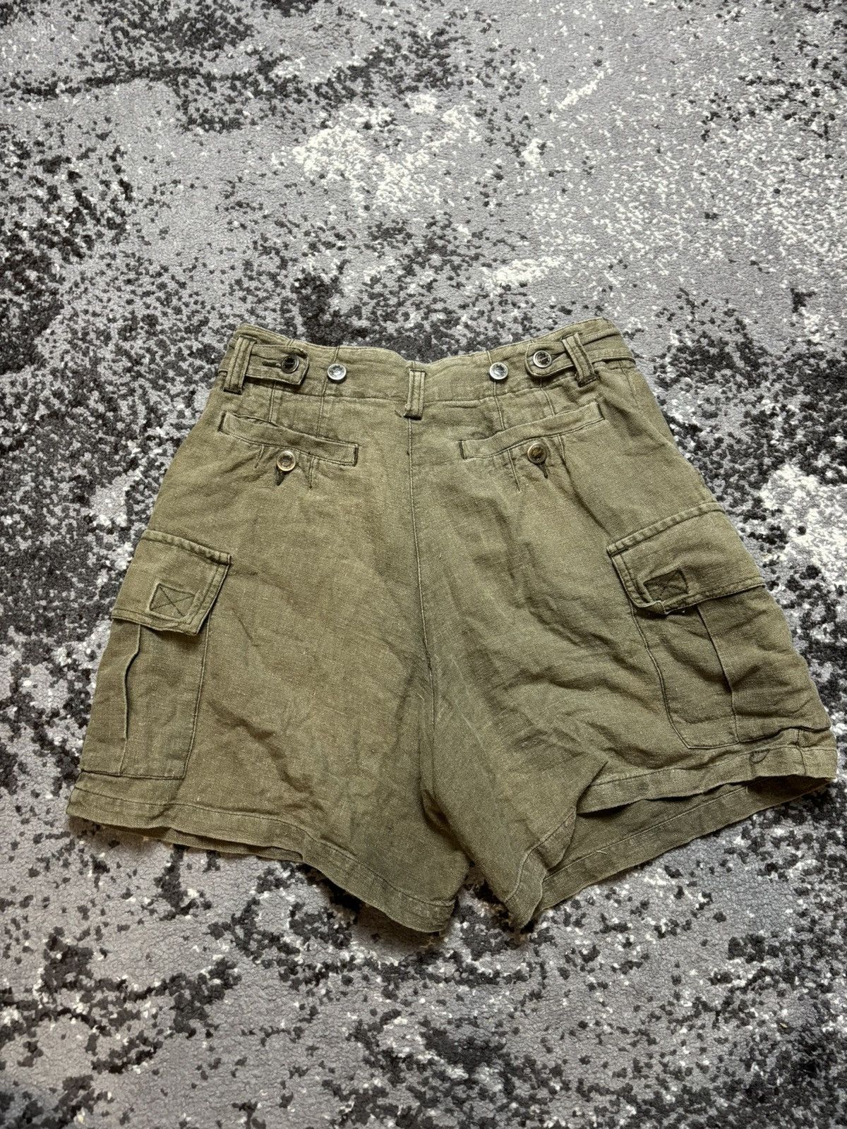Vintage Vintage outdoor cargo olive Department shorts Size 26" / US 2 / IT 38 - 7 Thumbnail