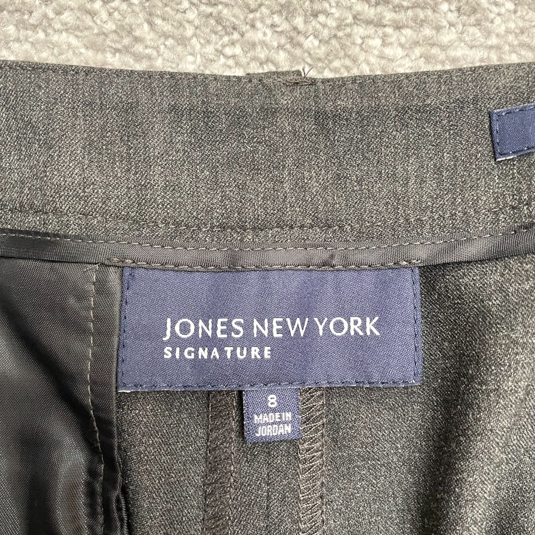 Jones New York Jones New York Stretch Dress Pants Womens 8 Gray Straight High Rise 32x32 Business Formal Workwear Pant Mens? Size 30" / US 8 / IT 44 - 5 Thumbnail