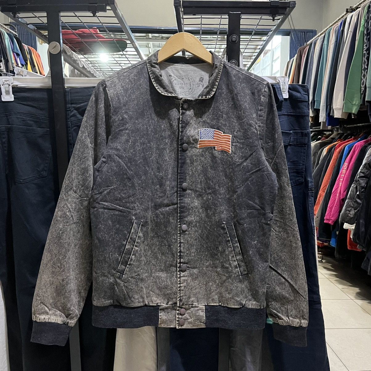 Hysteric Glamour Aspesi Blu USA Washed Coach Jacket / ifsixwasnine/LGB Style Size US M / EU 48-50 / 2 - 1 Thumbnail