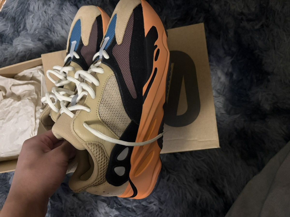 Yeezy Adidas Yeezy Boost 700 "Enflame Amber Size US 10.5 / EU 43-44 - 2 Thumbnail
