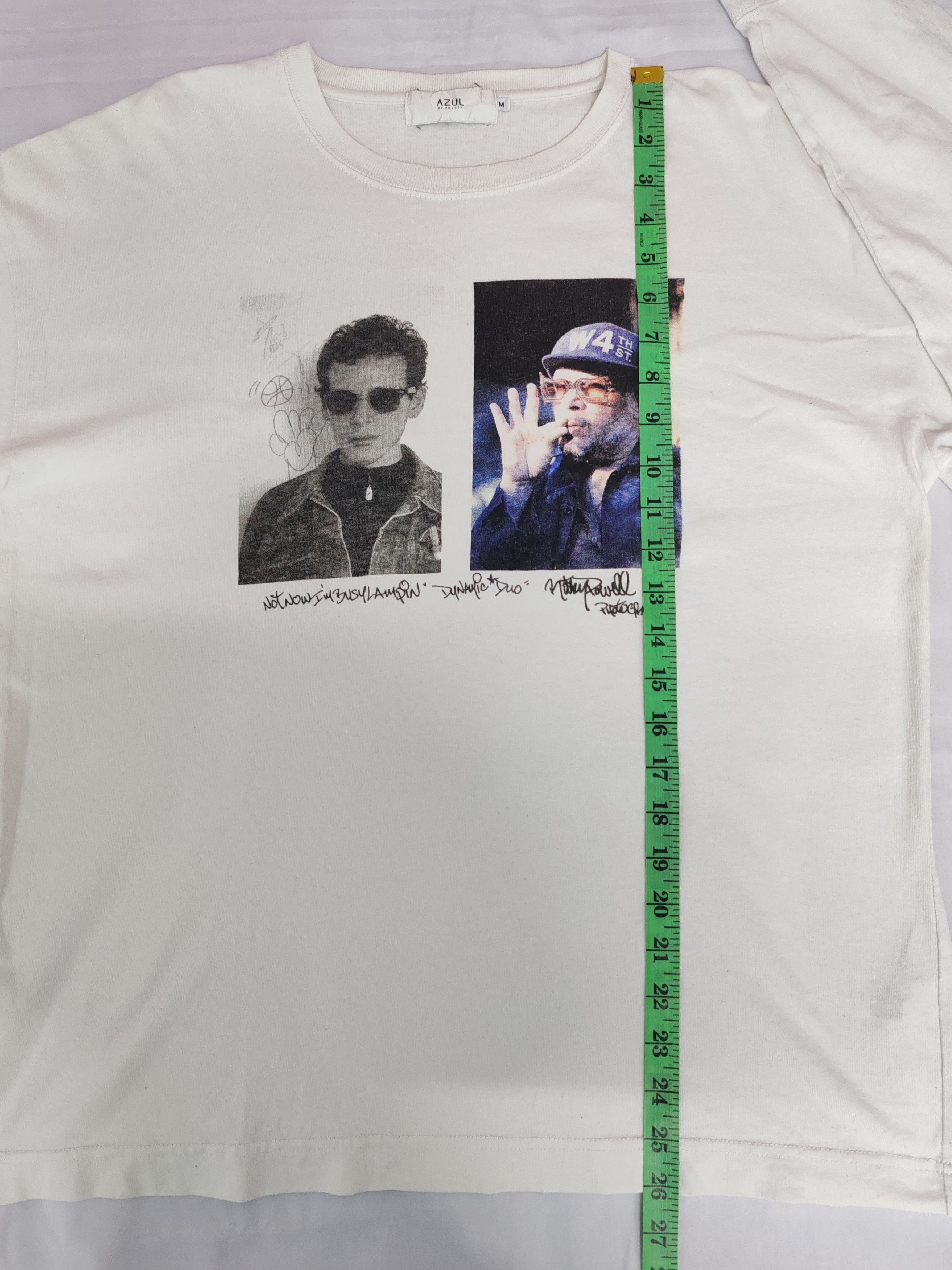 Japanese Brand Azul by Moussy Japanese Brand Photographer Designer Tee Size US M / EU 48-50 / 2 - 6 Thumbnail