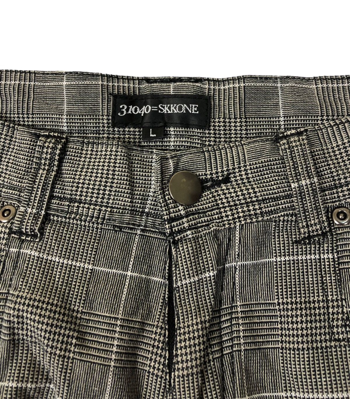 Japanese Brand Japanese Brand 31040=SKKONE Checkered Plaid Cargo Pants Size US 30 / EU 46 - 11 Thumbnail