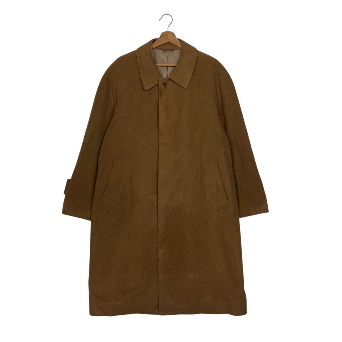 Japanese Brand Japanese Brand Brown Wool Cashmere Coat Size US M / EU 48-50 / 2 - 1 Thumbnail