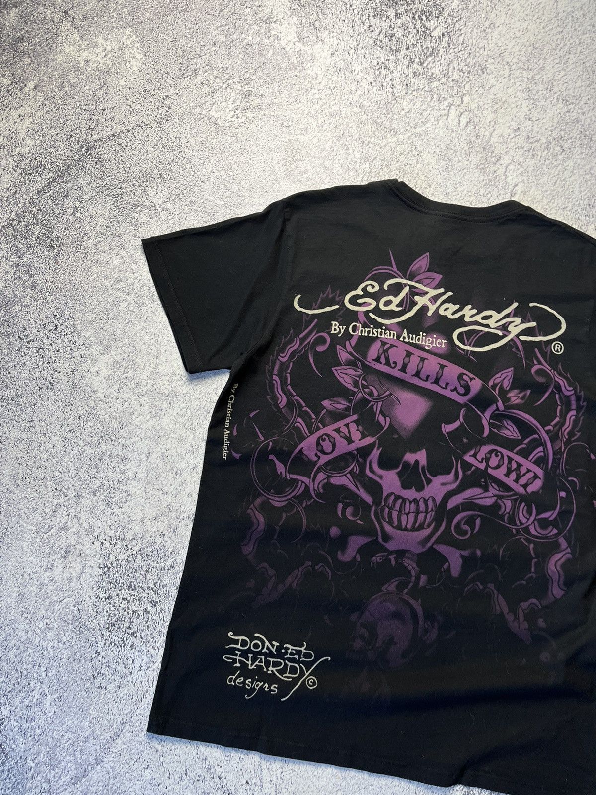Christian Audigier Vintage Ed Hardy USA T shirt Rare Y2K Size US M / EU 48-50 / 2 - 12 Thumbnail