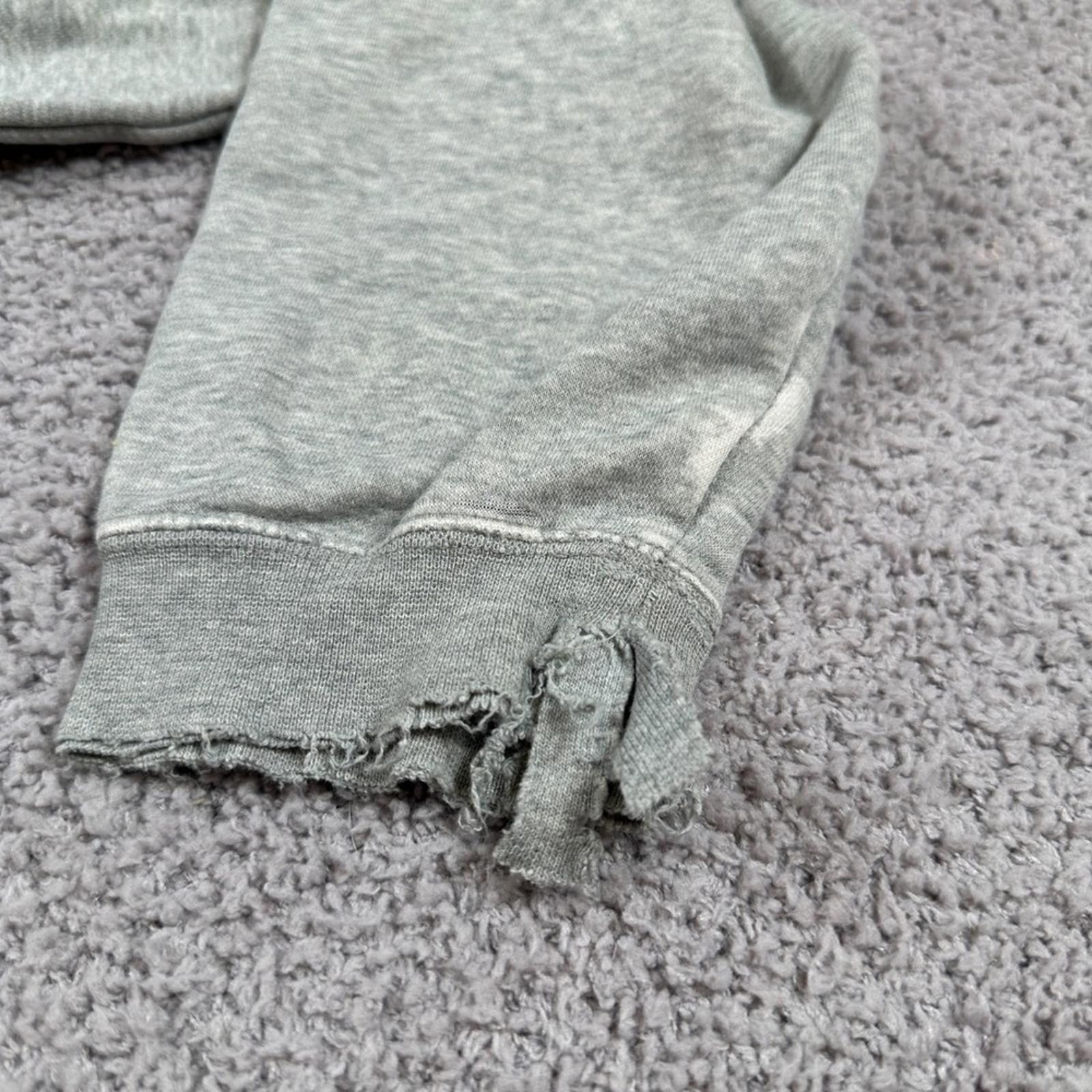 Nike Nike Gray Pullover Hoodie Sweatshirt Mens M Distressed Cuffs Size US M / EU 48-50 / 2 - 4 Thumbnail