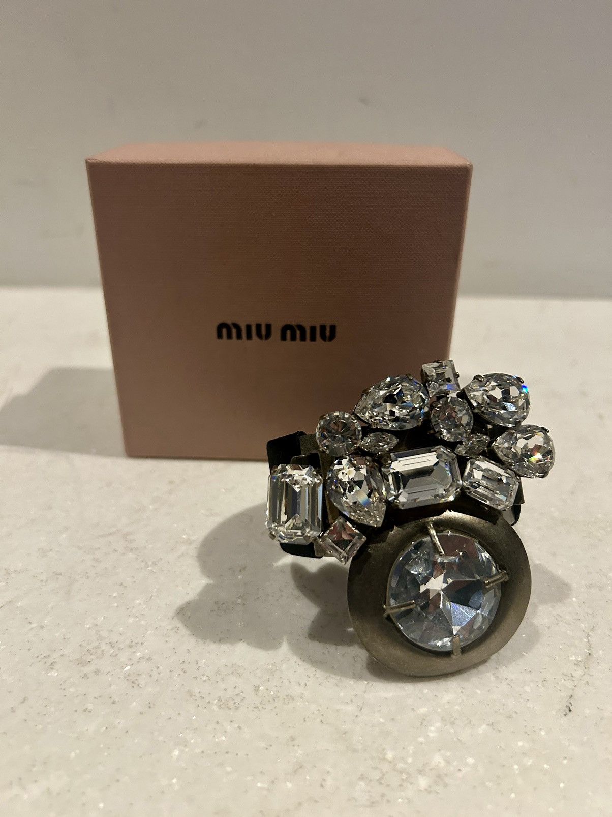 Miu Miu Stunning Miu Miu crystal cuff bracelet. New in box. Size ONE SIZE - 1 Thumbnail