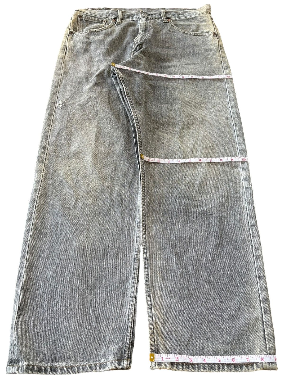 Levi's Vintage 90s Levis 539 Charcoal Wash Baggy Jeans Size US 34 / EU 50 - 12 Thumbnail