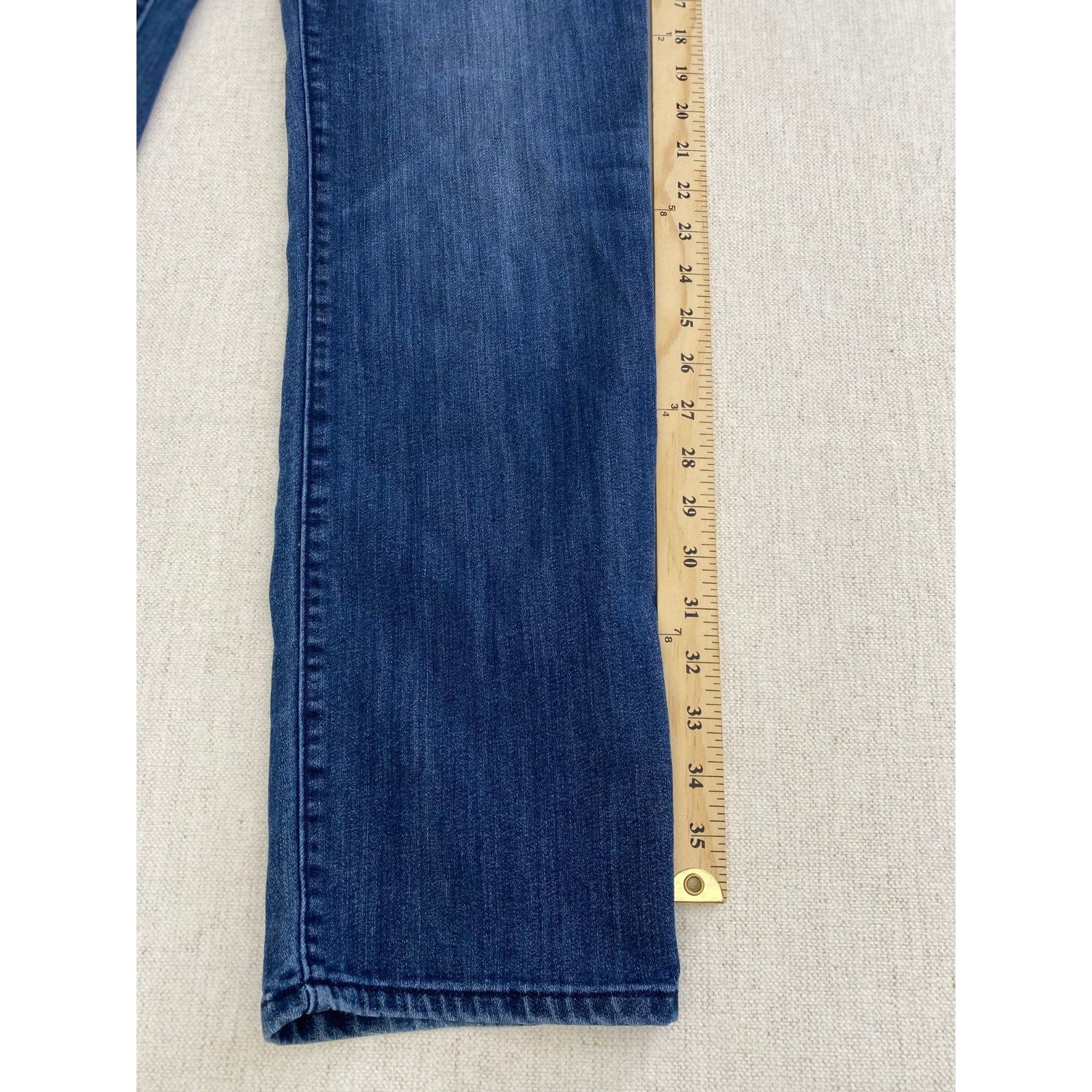 Gap Gap Jeans Womens 10 Blue Denim Regular Real Straight Fit Size 32" / US 10 / IT 46 - 4 Thumbnail