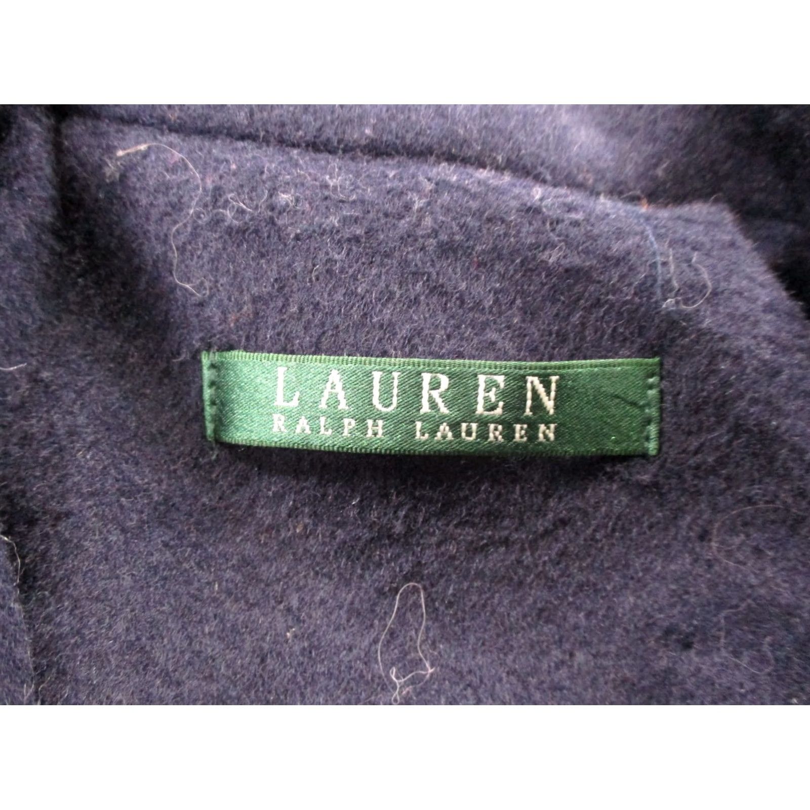 Ralph Lauren Lauren Ralph Jacket Womens 4 Women Navy Wool Blend Sailor Heavy Preppy Coat Size S / US 4 / IT 40 - 6 Thumbnail