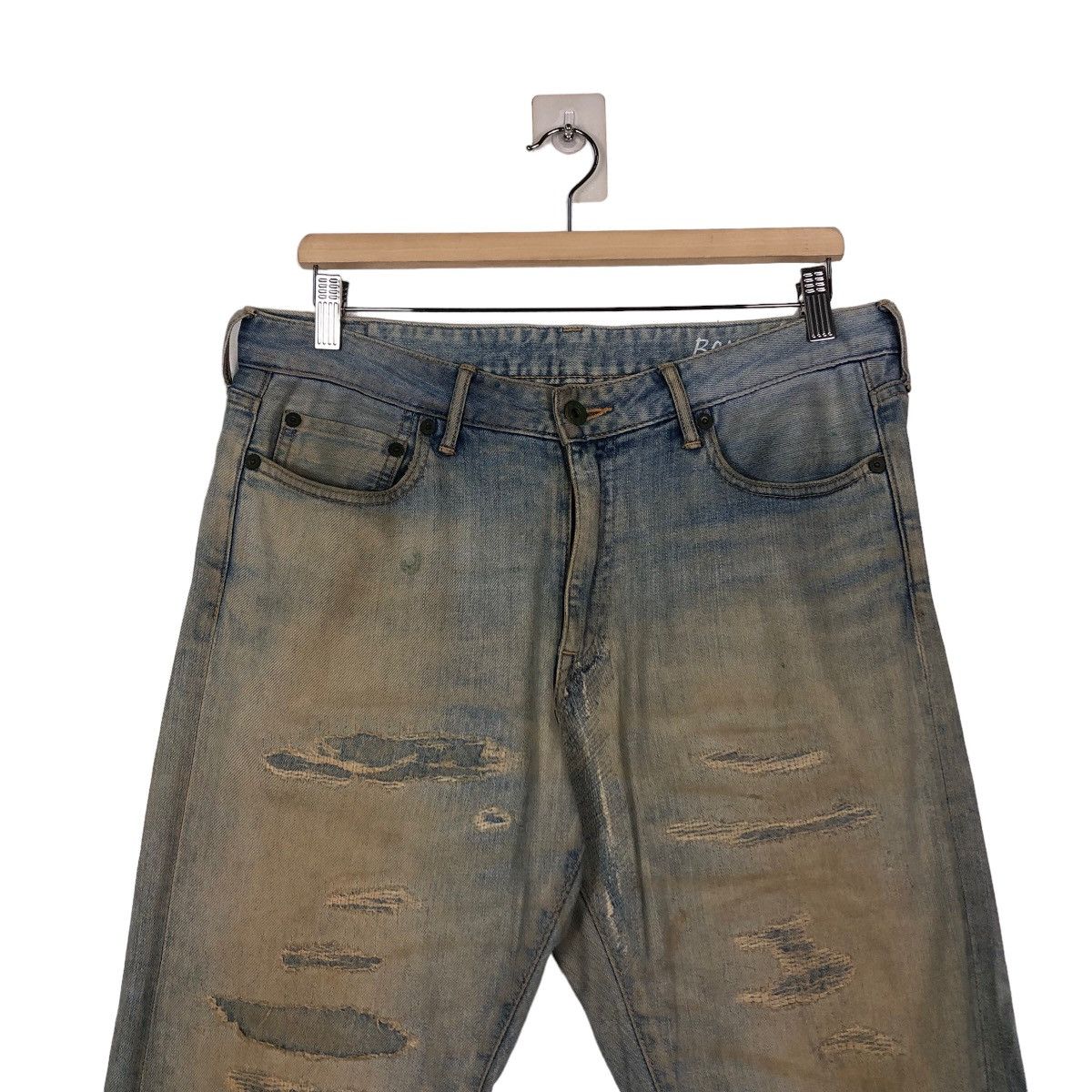 Japanese Brand 🔥VINTAGE DENIM JEANS BEVERLY JAPAN ISSEY MIYAKE Size US 34 / EU 50 - 3 Thumbnail