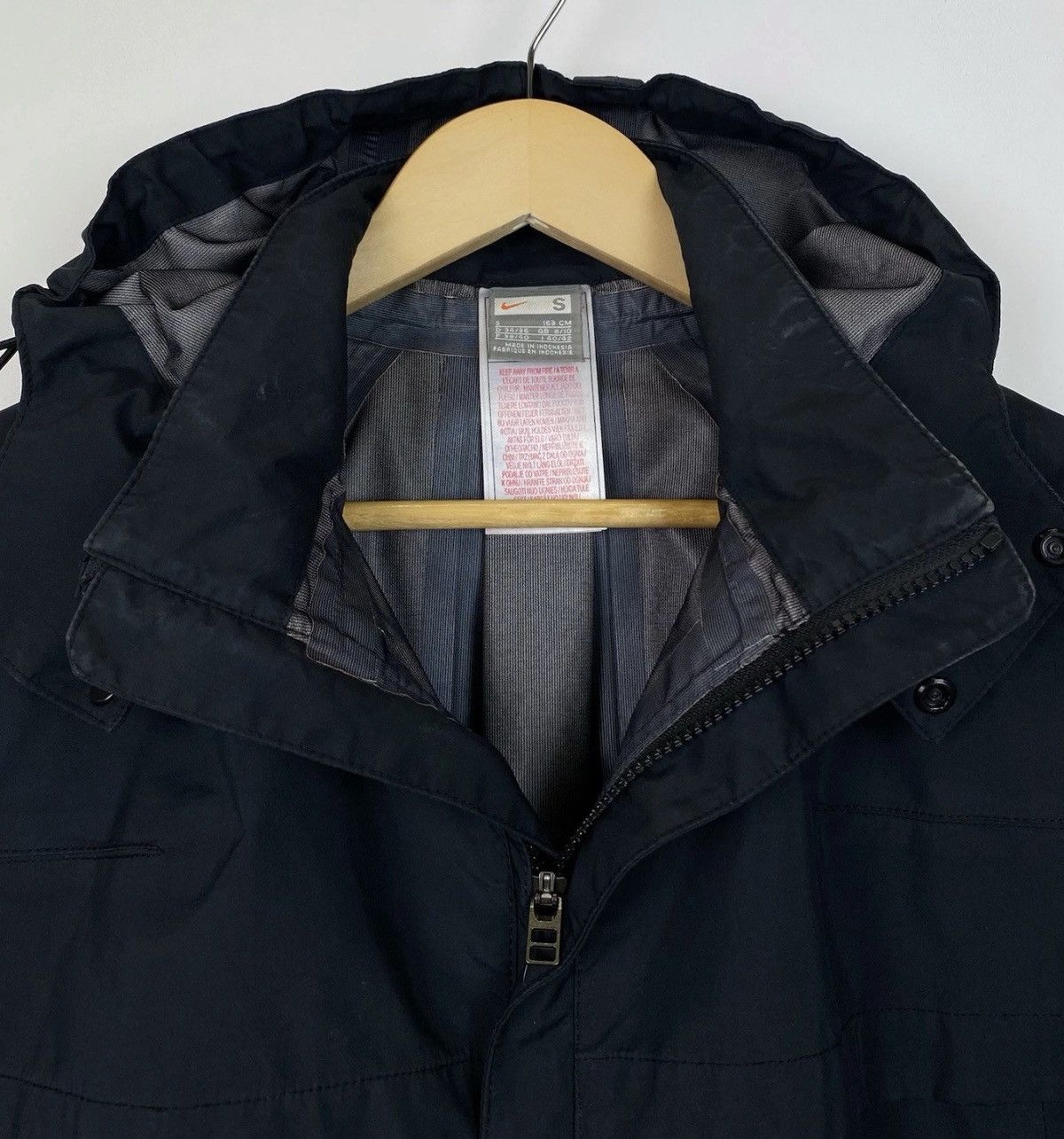 Nike Nike Deutschland Running Waterproof Jacket Full Zip Black Size S / US 4 / IT 40 - 4 Thumbnail