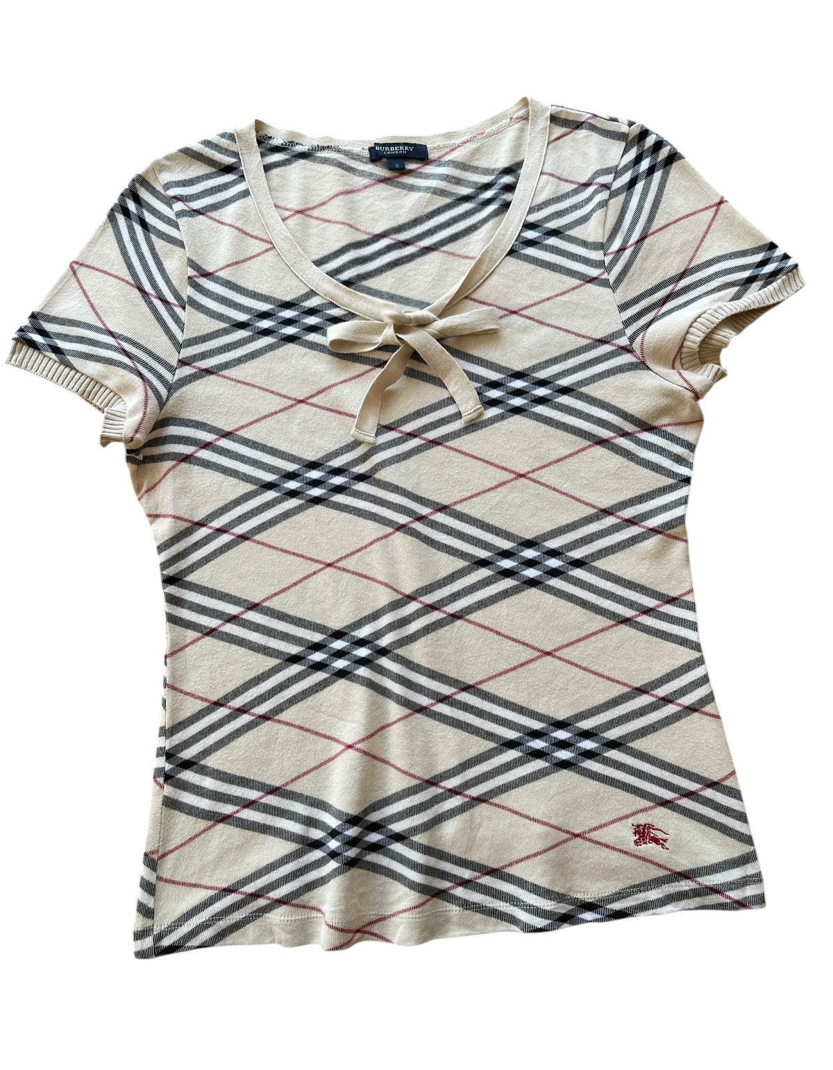 Burberry Burberry Nova Checked Top Blouses Size S / US 4 / IT 40 - 4 Thumbnail