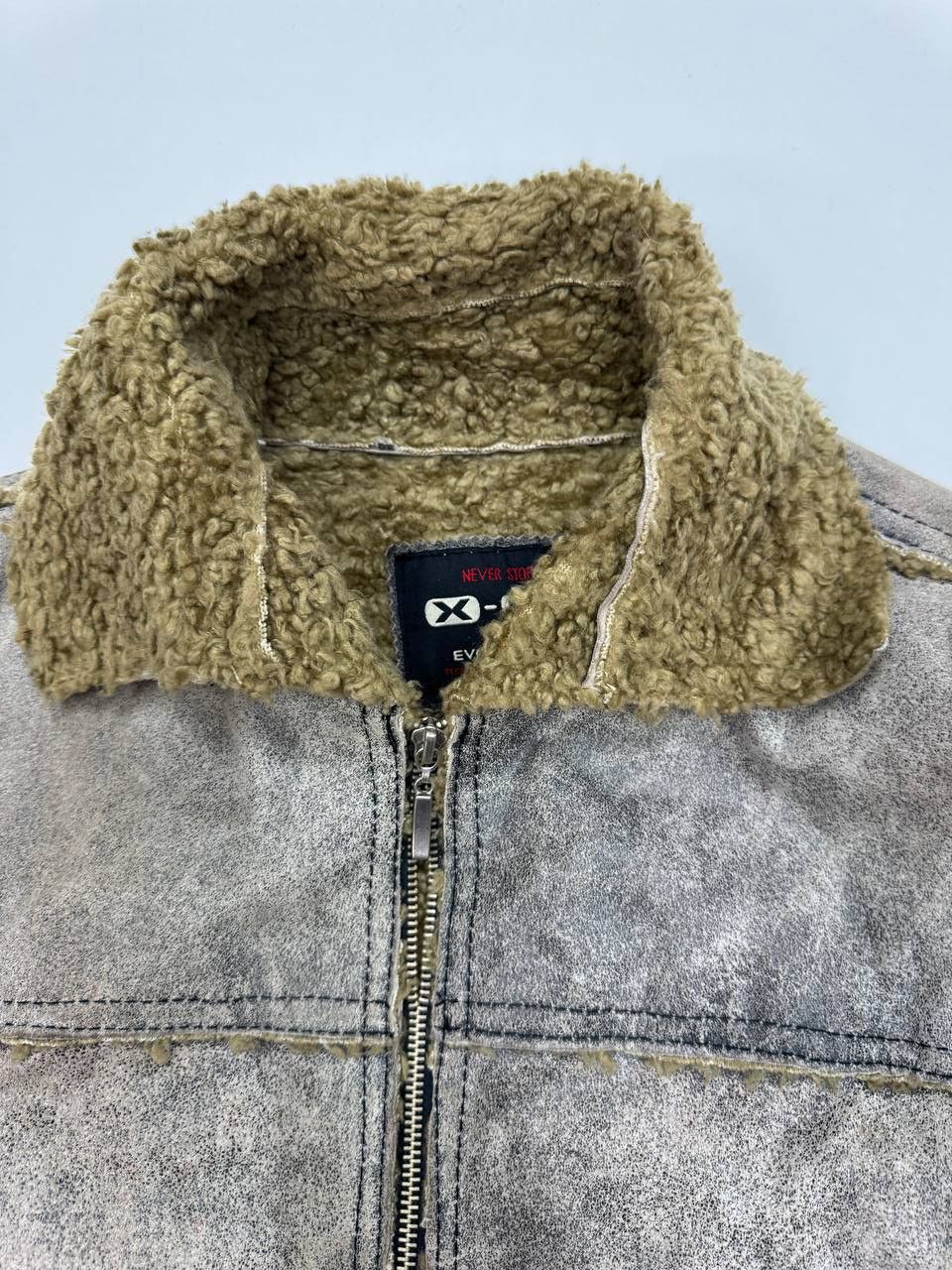 Vintage Vintage sheepskin coat for men Size US XL / EU 56 / 4 - 3 Thumbnail