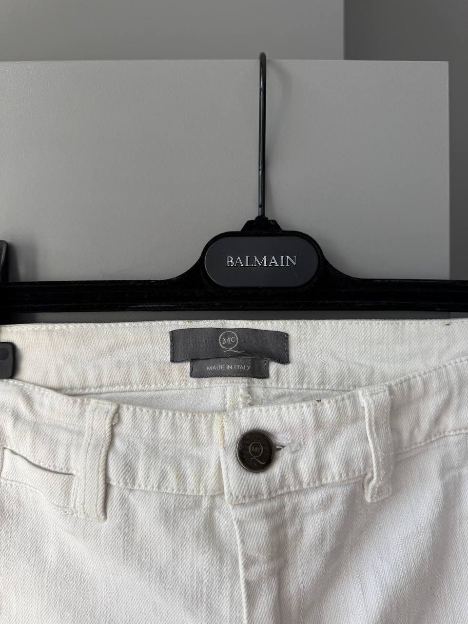 Alexander McQueen Alexander McQueen White Jeans Cotton Embroidered MCQ Size 30" / US 8 / IT 44 - 3 Thumbnail