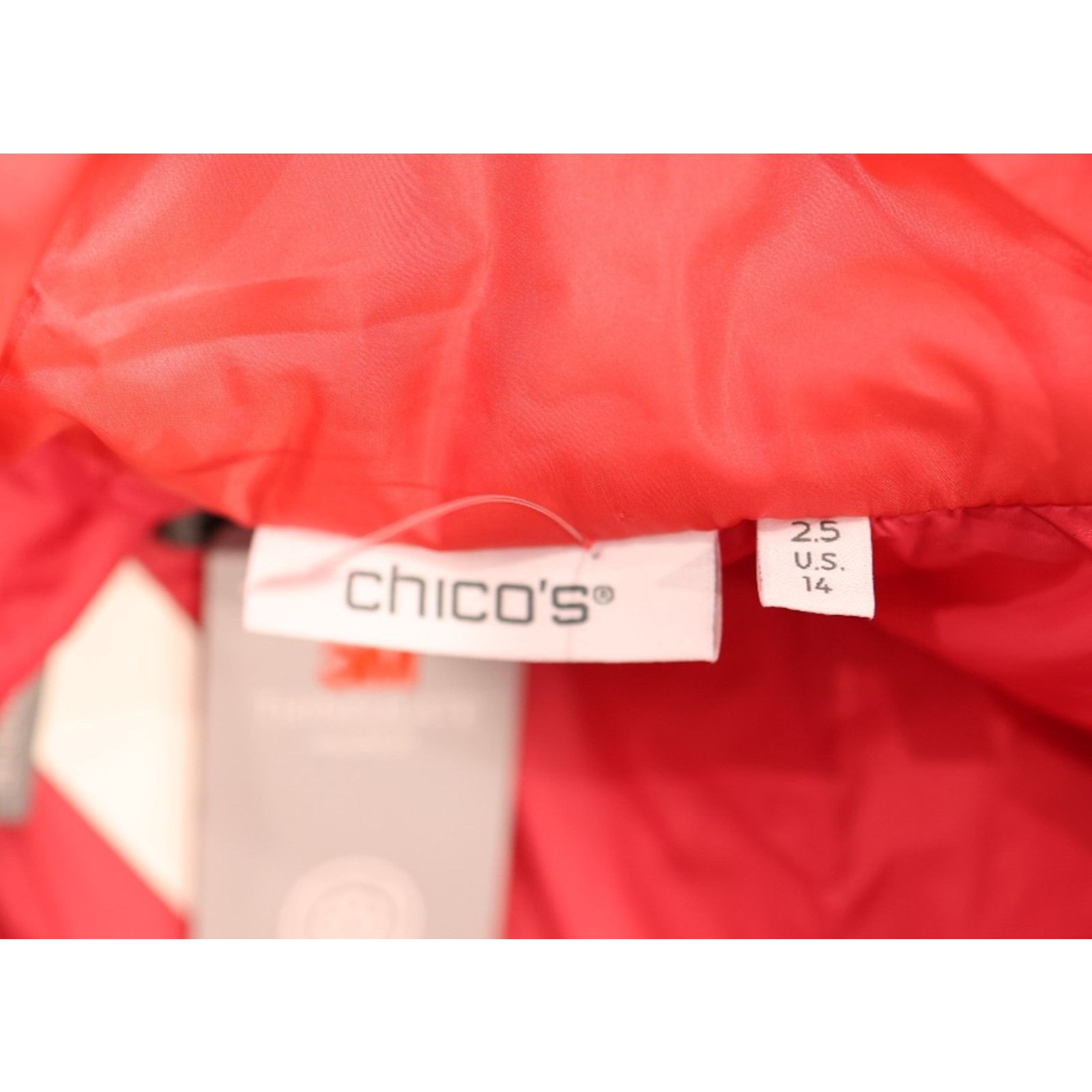 Chicos NWT CHICO'S Zenergy Pockets Zip Up Nylon Puffer Vest Size 14 Size L / US 10 / IT 46 - 7 Thumbnail