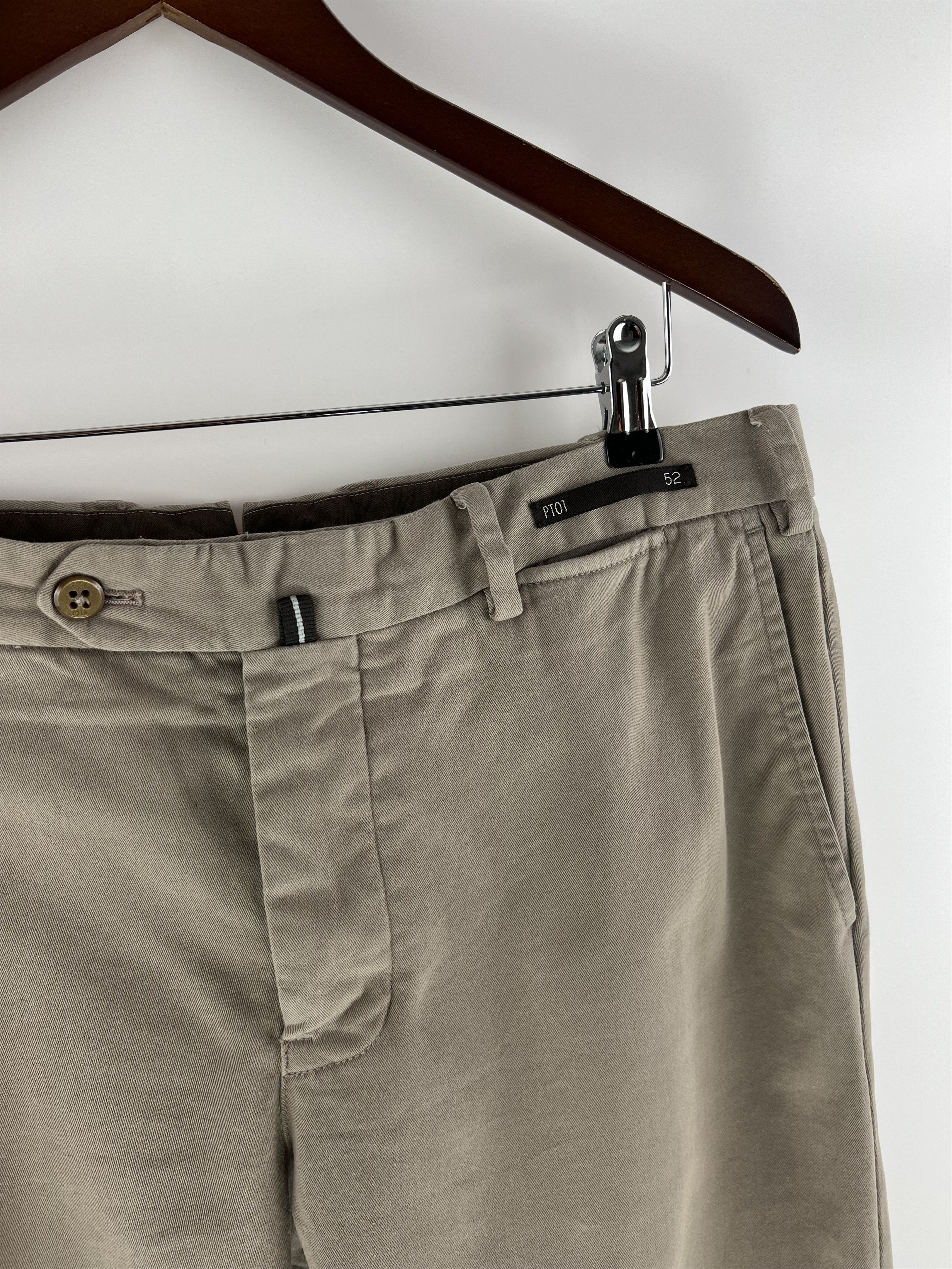 PT Torino PT01 Men's Beige Chino Pants Size 52 Size US 36 / EU 52 - 3 Thumbnail