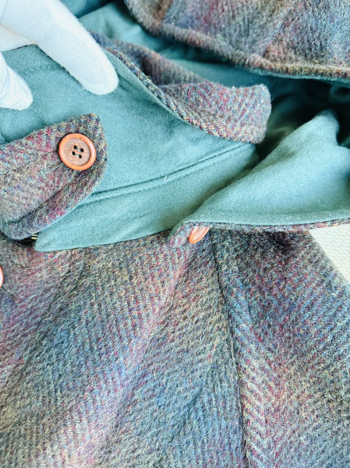 Missoni Vintage Missoni jacket Hooded Virgin wool plaid coat sz 54 Size US L / EU 52-54 / 3 - 7 Thumbnail