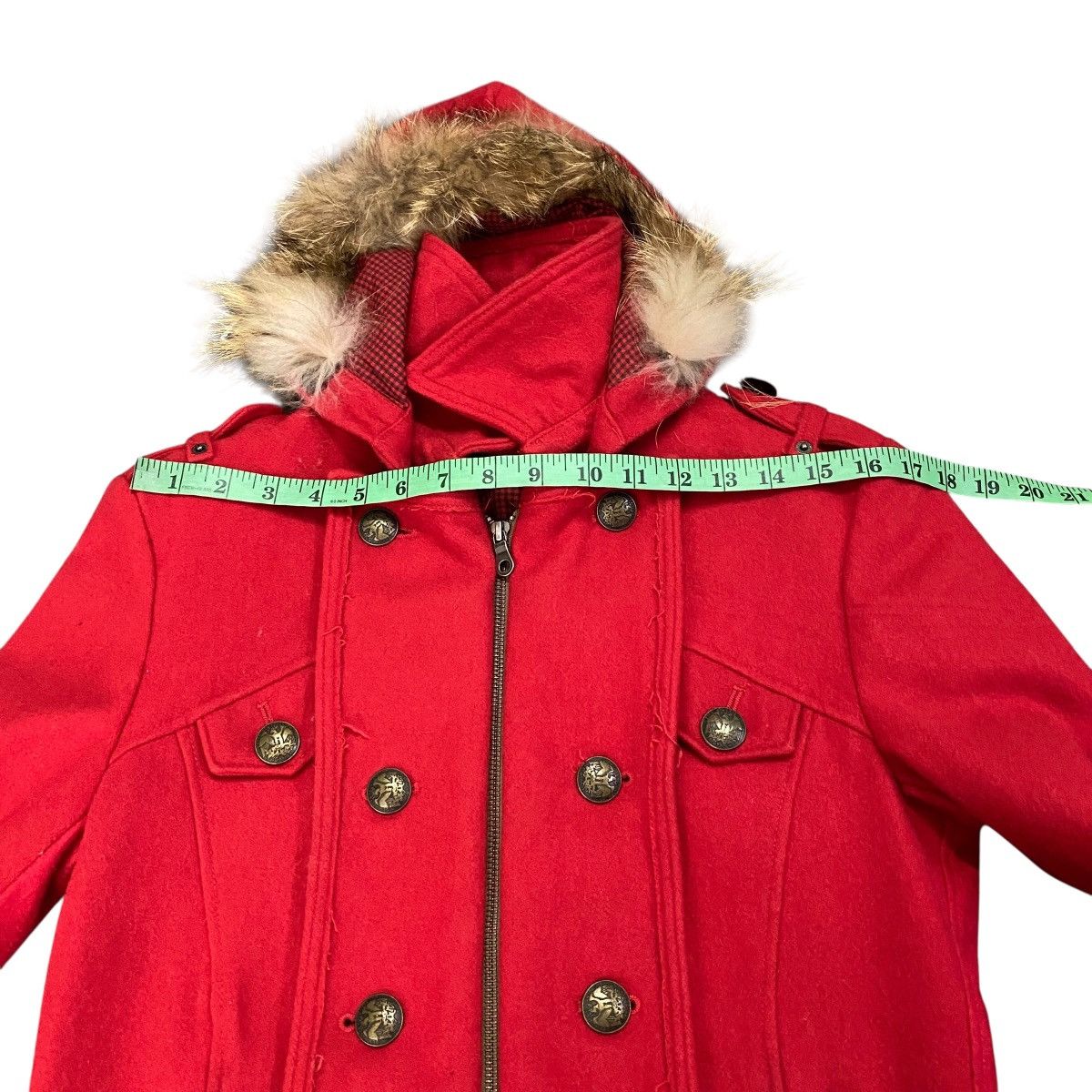 PPFM Vintage Ppfm Faux Fur Hoodie Zipper Jacket S Size Red Colour Size US S / EU 44-46 / 1 - 13 Thumbnail
