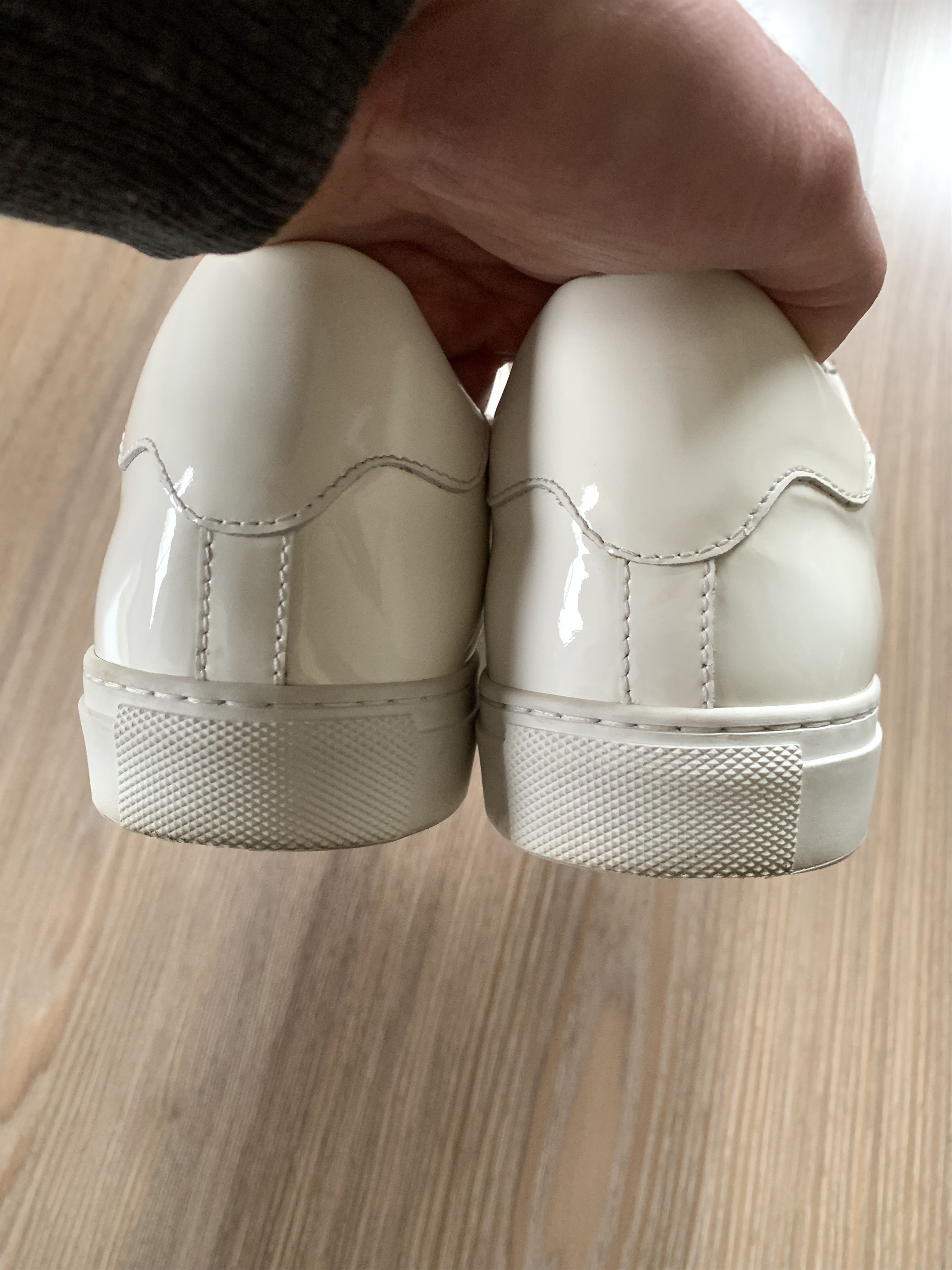 Philipp Plein Philipp Plein Patent White Leather Lo-Top Sneakers Size US 7.5 / EU 40-41 - 7 Thumbnail