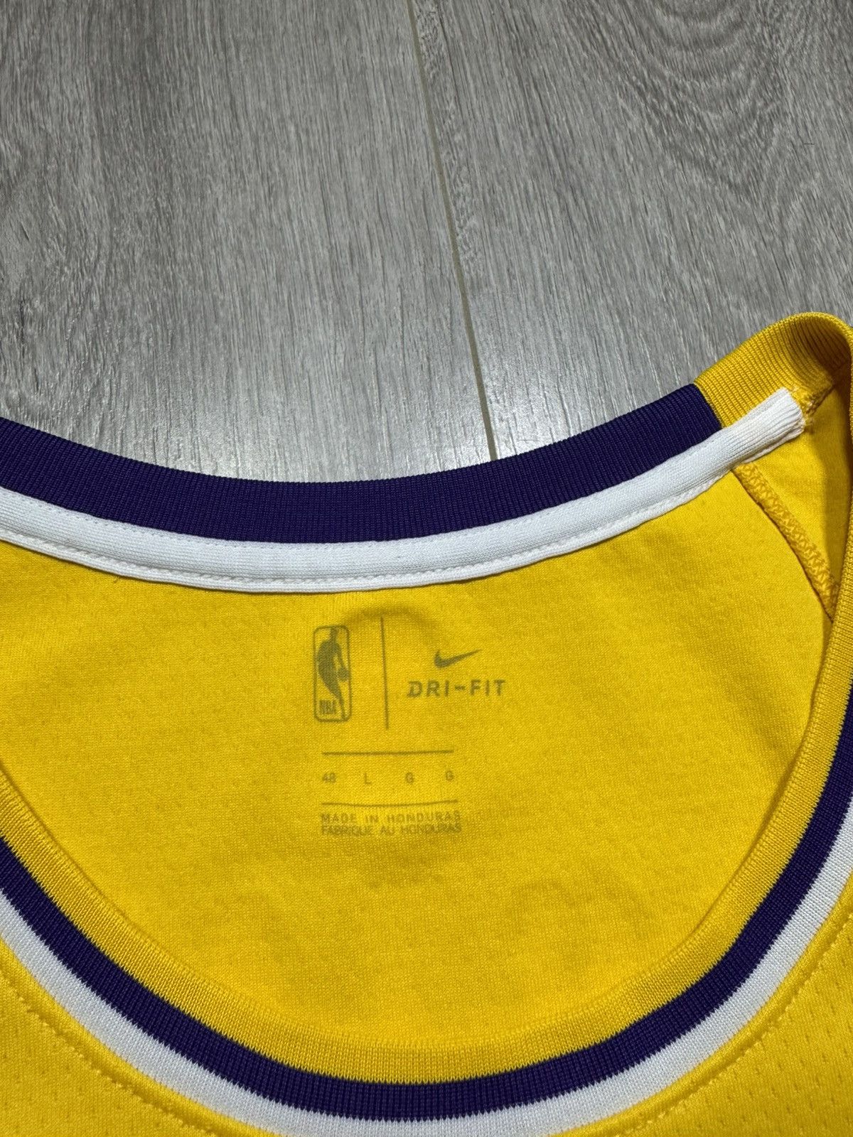 NBA × Nike Los Angeles Lakers Nike Yellow Basketball Jersey Kyle Kuzma Size US L / EU 52-54 / 3 - 5 Thumbnail