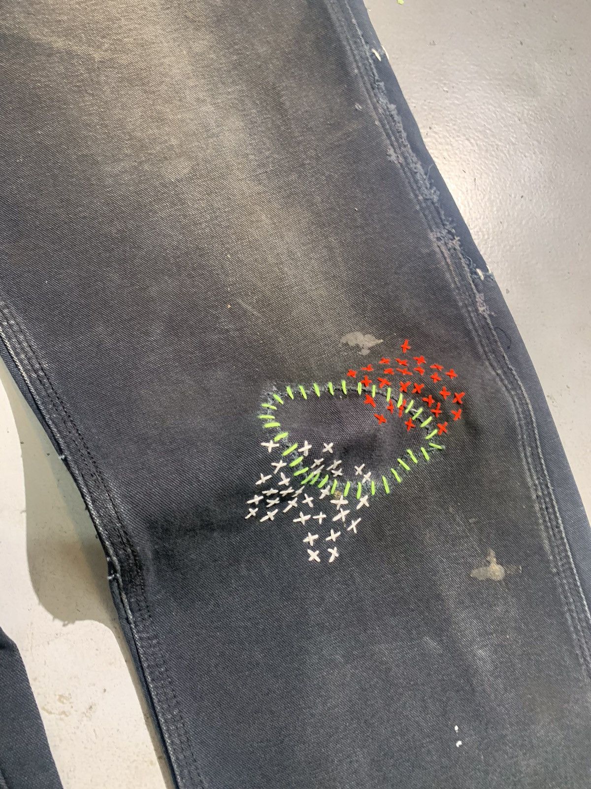 Carhartt Vintage Carhartt shashiko art work carpenter denim Size US 32 / EU 48 - 5 Thumbnail