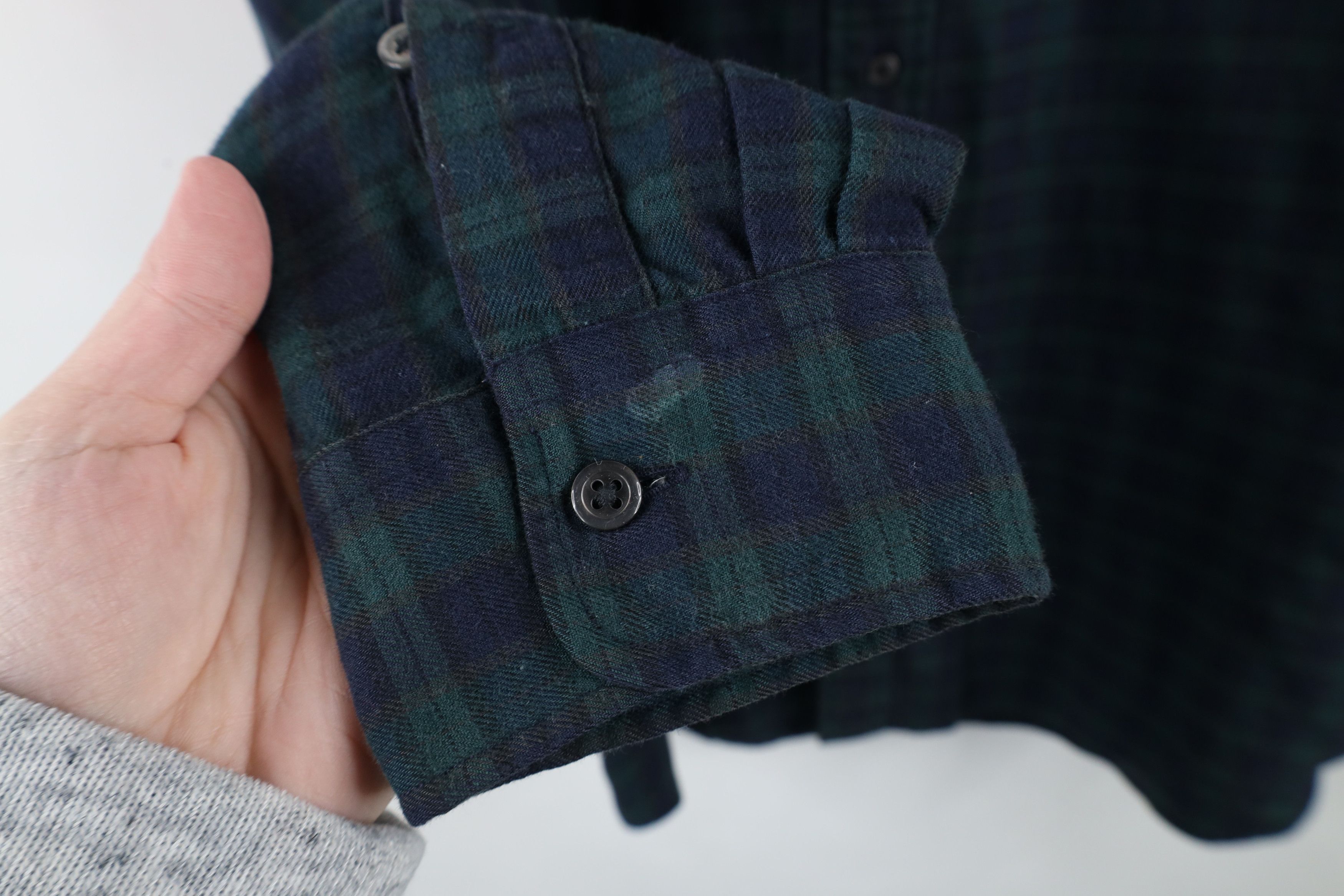 Polo Ralph Lauren Vintage 90s Ralph Lauren Gardner Wool Flannel Button Shirt Size US L / EU 52-54 / 3 - 7 Thumbnail