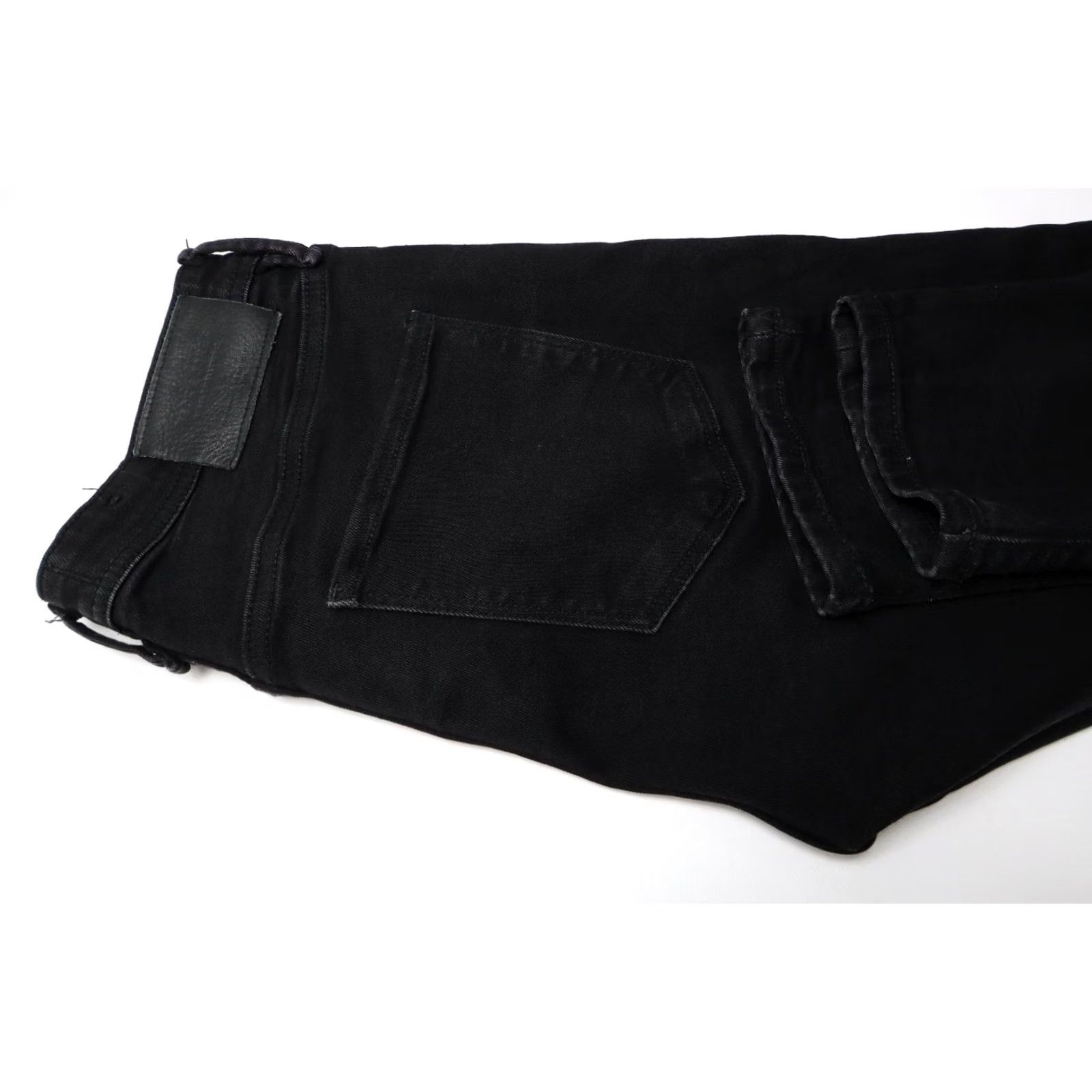 Jack & Jones JACK & JONES Glenn Slim Jeans Men's W31/L32 Black Denim Button Fly Stretchy Jeans Size US 31 - 8 Thumbnail