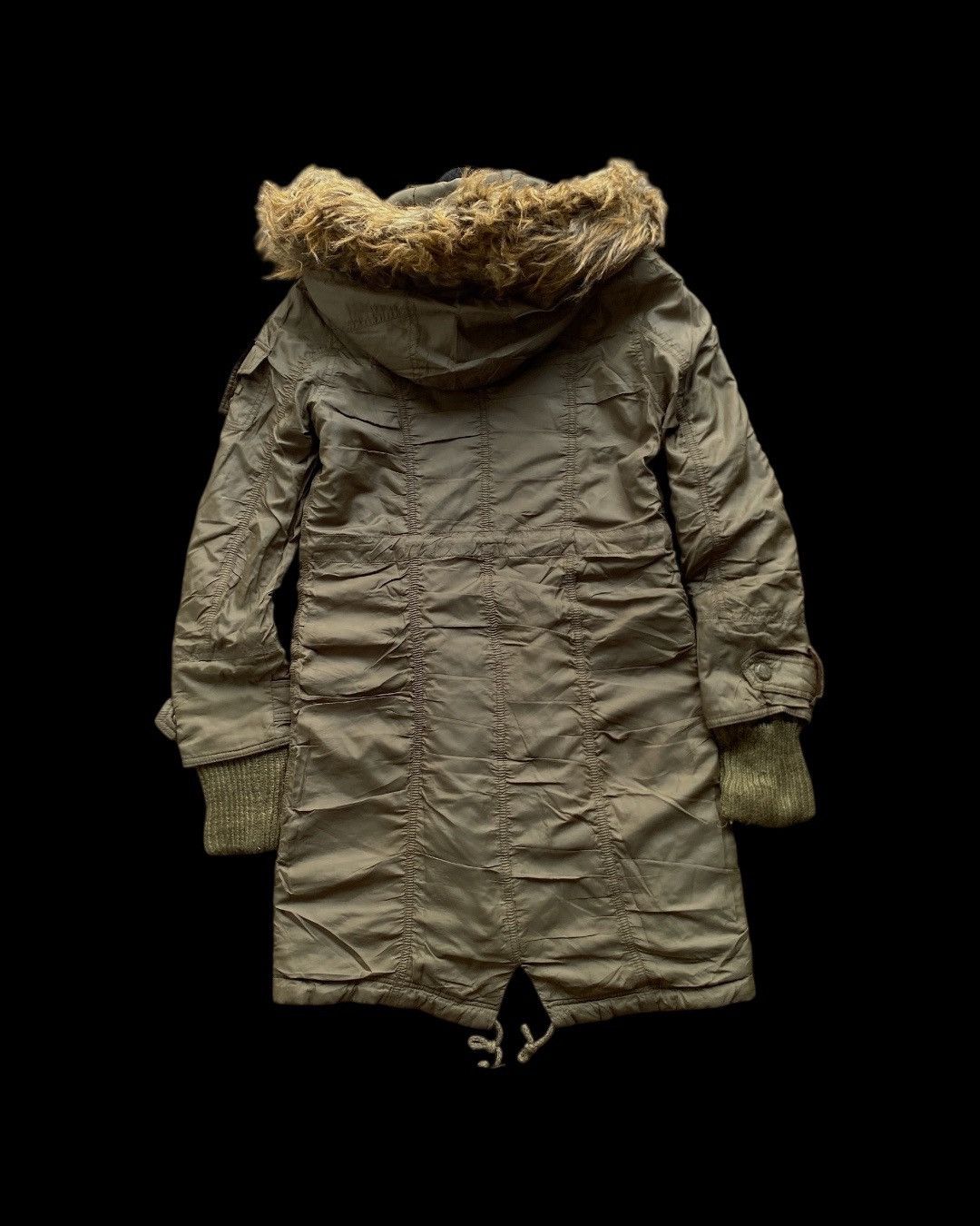 Le Grande Bleu (L.G.B.) 00s DOLLY ANGELA LGB IF SIX WAS NINE STYLE FAUX FUR PARKA Size M / US 6-8 / IT 42-44 - 2 Thumbnail