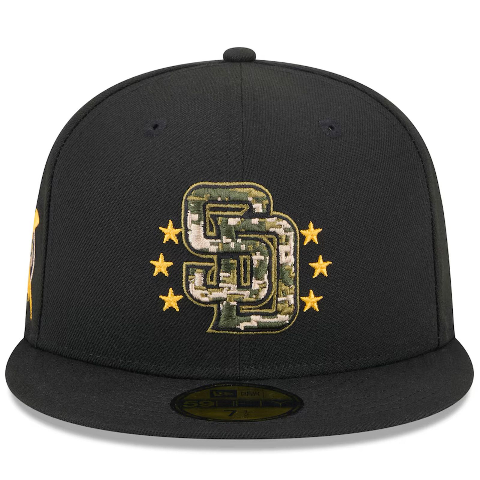 New Era San Diego Padres New Era '24 Armed Forces Day Camo Hat 6 7/8 Size ONE SIZE - 3 Thumbnail