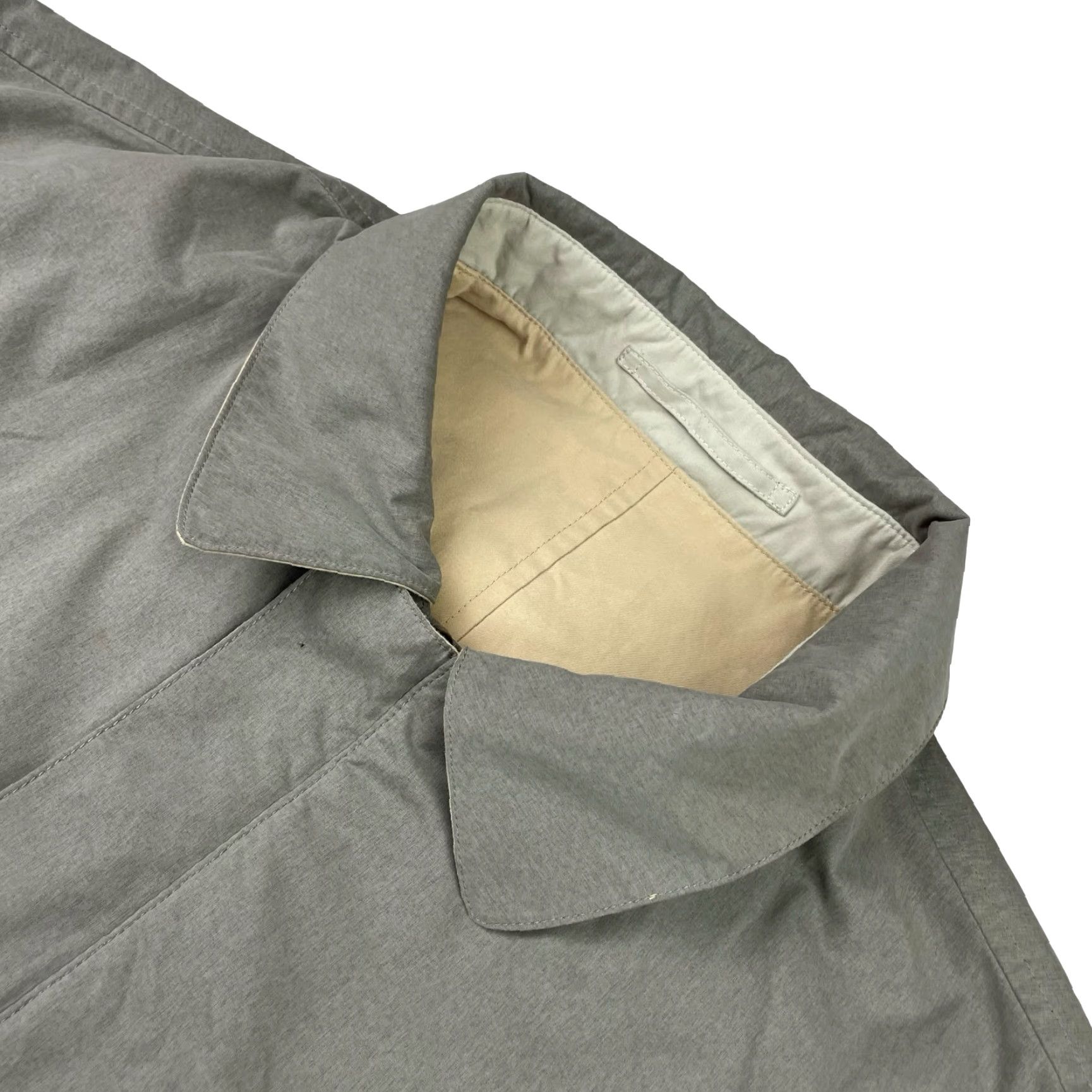 Jos. A. Bank Jos. A. Bank Men's Reversible Windbreaker Bomber Jacket Tan/Gray Full Zip XL Size US XL / EU 56 / 4 - 2 Thumbnail