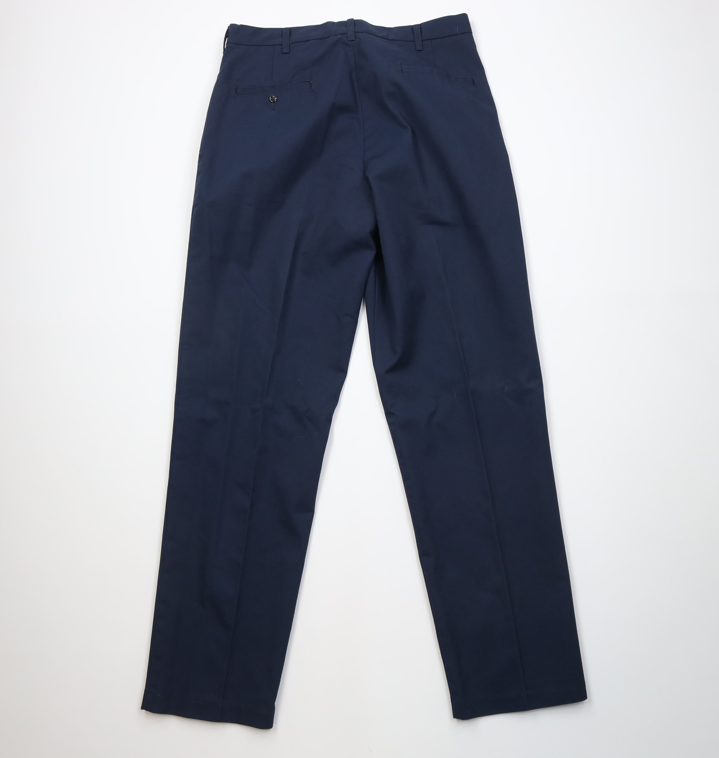 Vintage Vintage 90s Streetwear Wide Leg Chino Pants Workwear Blue Size US 36 / EU 52 - 8 Thumbnail