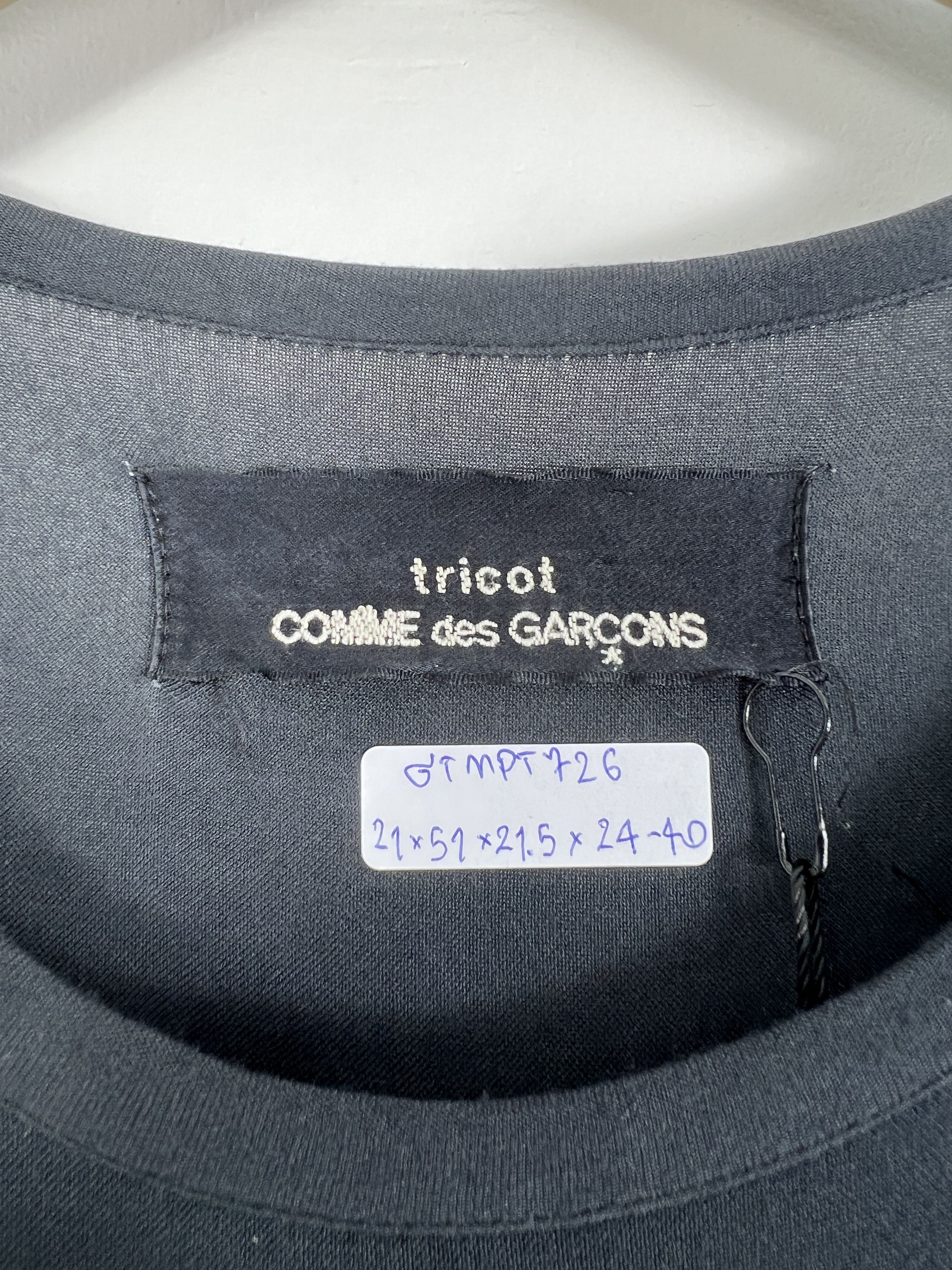 Tricot Comme des Garcons tricot COMME des GARÇONS Black Maxi Dress GTMPT726 Size L / US 10 / IT 46 - 2 Thumbnail