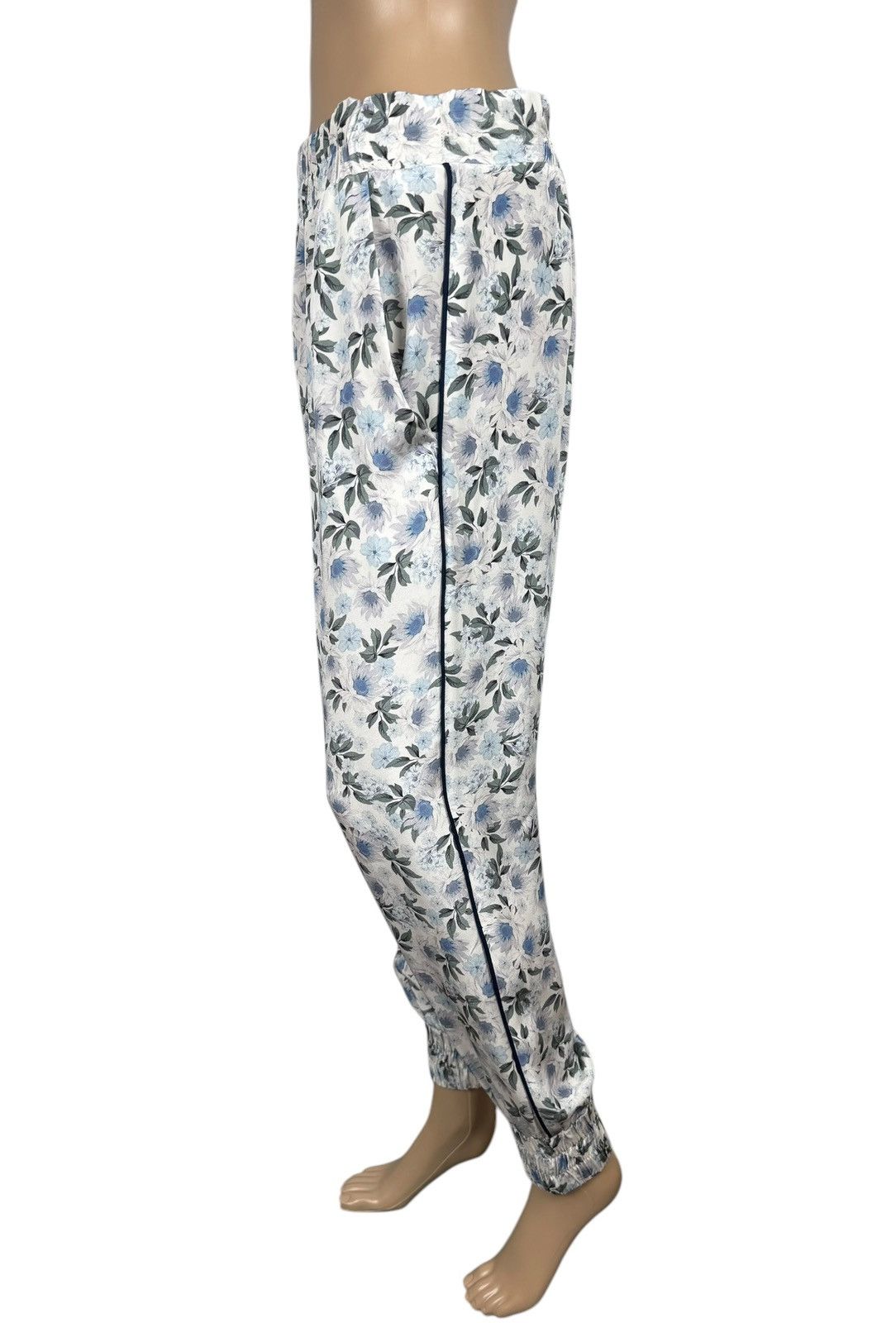 Other Mother Of Pearl Printed Floral Silk Joggers size IT40 US6 Size 27" / US 4 / IT 40 - 4 Thumbnail