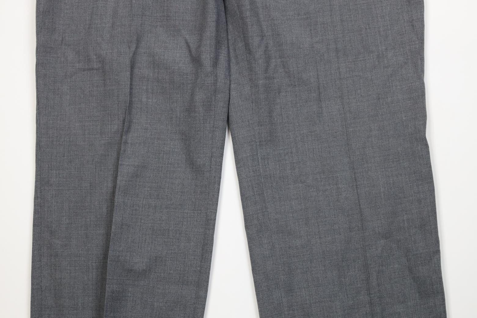 Lands' End Vintage 90s Lands End Wide Leg Chino Pants Heather Gray USA Size US 36 / EU 52 - 3 Thumbnail