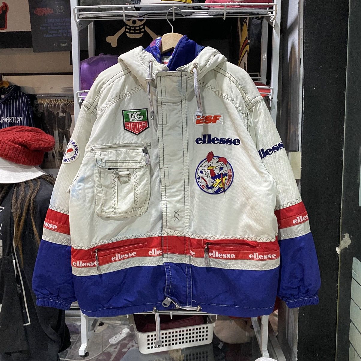 Ellesse VINTAGE OFFICIAL NATIONAL FRANCE SKI ELLESSE JACKET Size US XL / EU 56 / 4 - 1 Thumbnail