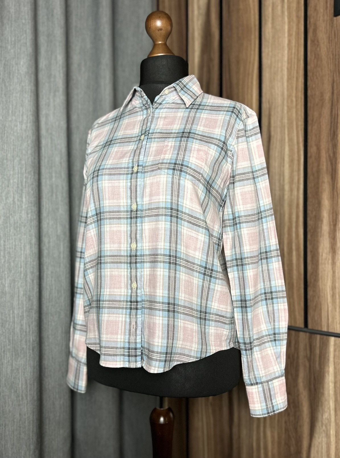 Flannel × Gant GANT Checkered Shirt Blouse Cotton Women's Size US 6 Size M / US 6-8 / IT 42-44 - 2 Thumbnail