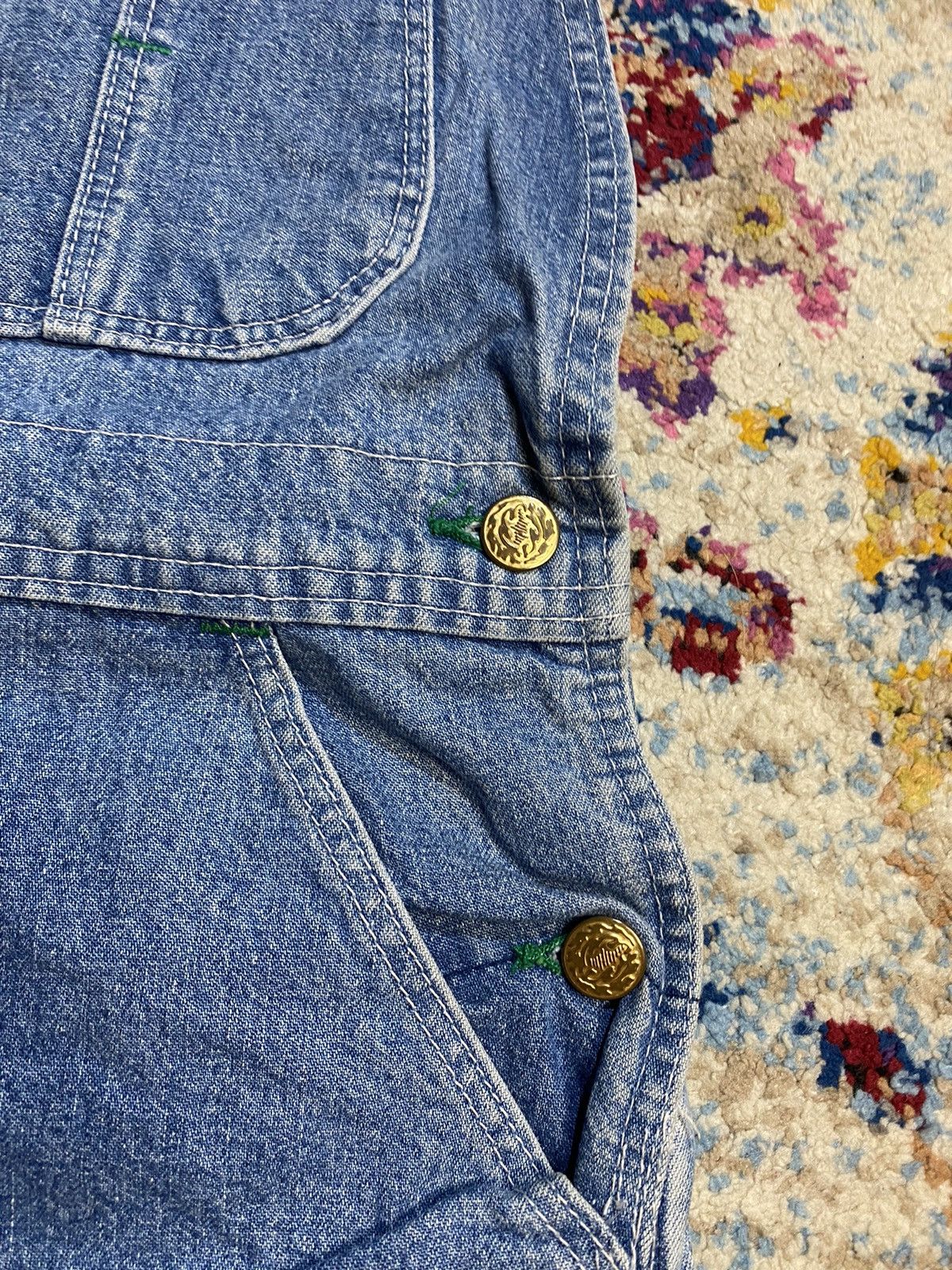 Levi's 90s White Tab Big E Levis Japan Repro Workwear Overall Size US 30 / EU 46 - 9 Thumbnail