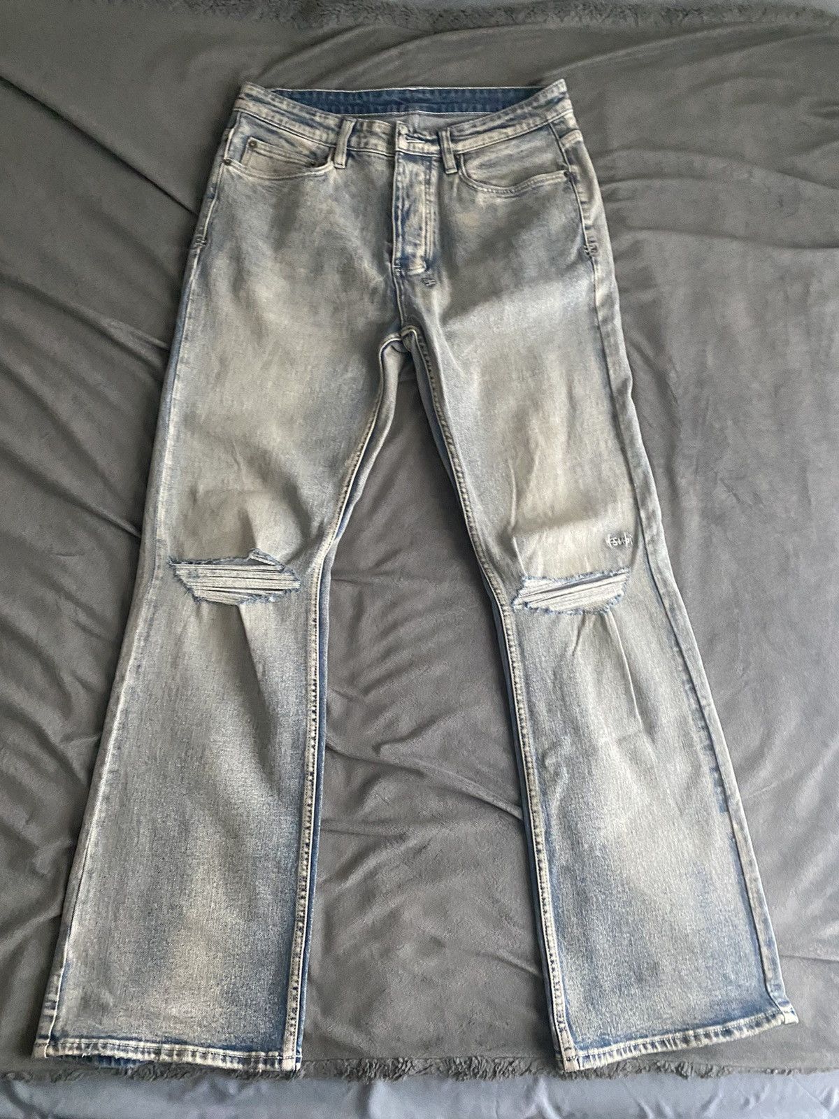 Ksubi Ksubi Bronko Legacy Flared Denim 30W Size US 30 / EU 46 - 7 Thumbnail