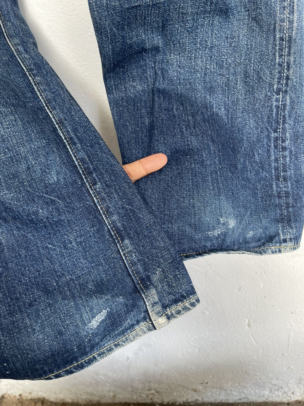 Denime Vintage Distressed Denime Selvedge Denim Size US 30 / EU 46 - 8 Thumbnail