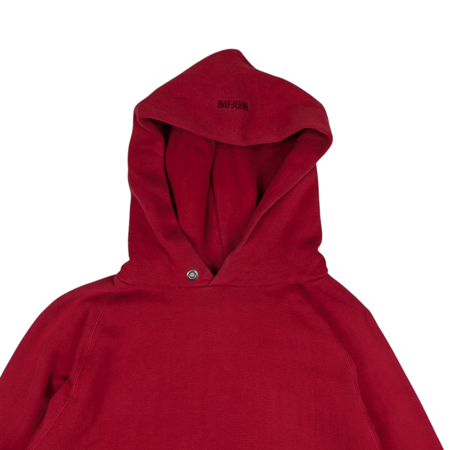 Big John Vintage 90's BIG JOHN Japan Orange Plain Hoodie Sweatshirt Size US S / EU 44-46 / 1 - 5 Thumbnail