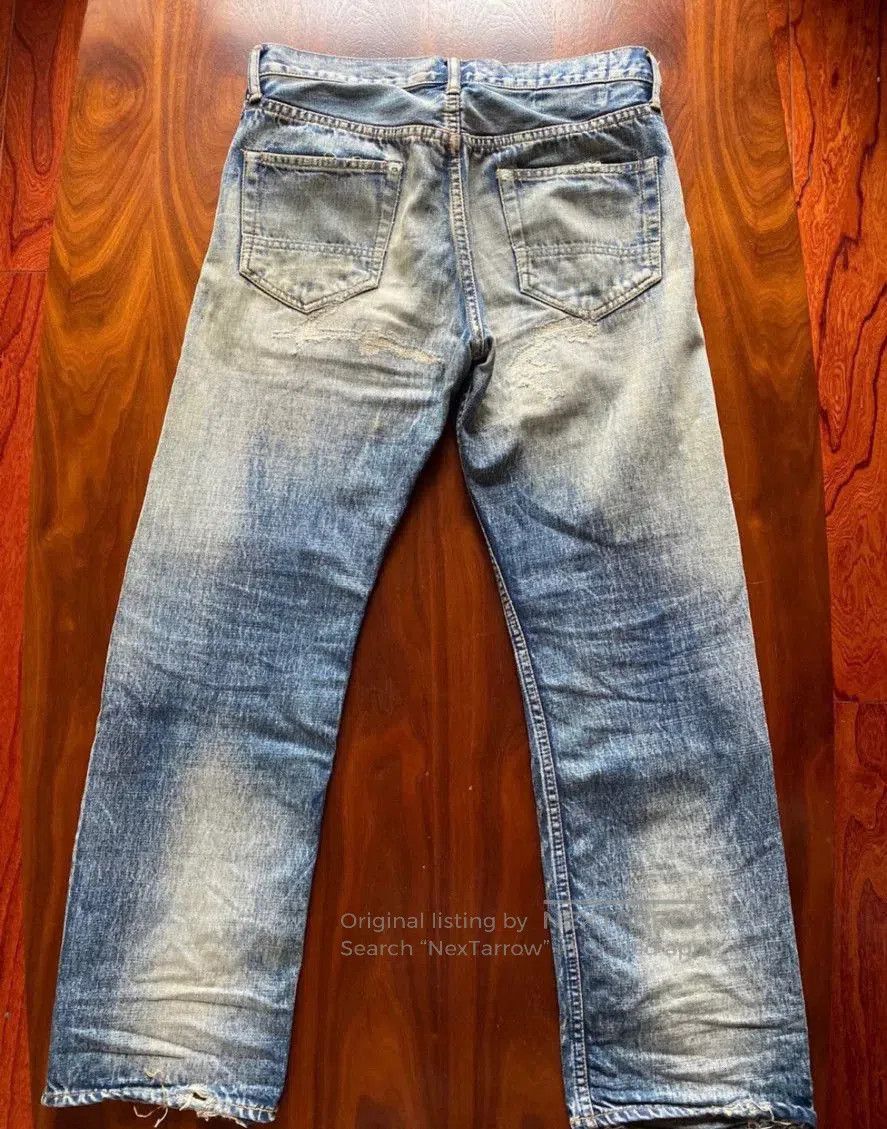 FDMTL vintage distressed yellow mud denim pants. Size US 30 / EU 46 - 6 Thumbnail