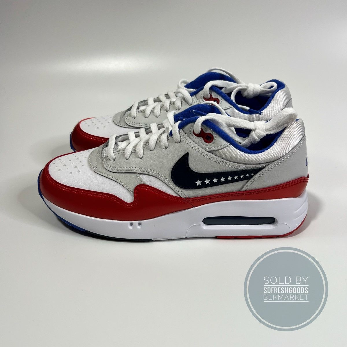 Nike Nike Air Max 1 '86 OG Golf NRG Ryder Solheim Cup USA 7M Size US 7 / EU 40 - 1 Thumbnail