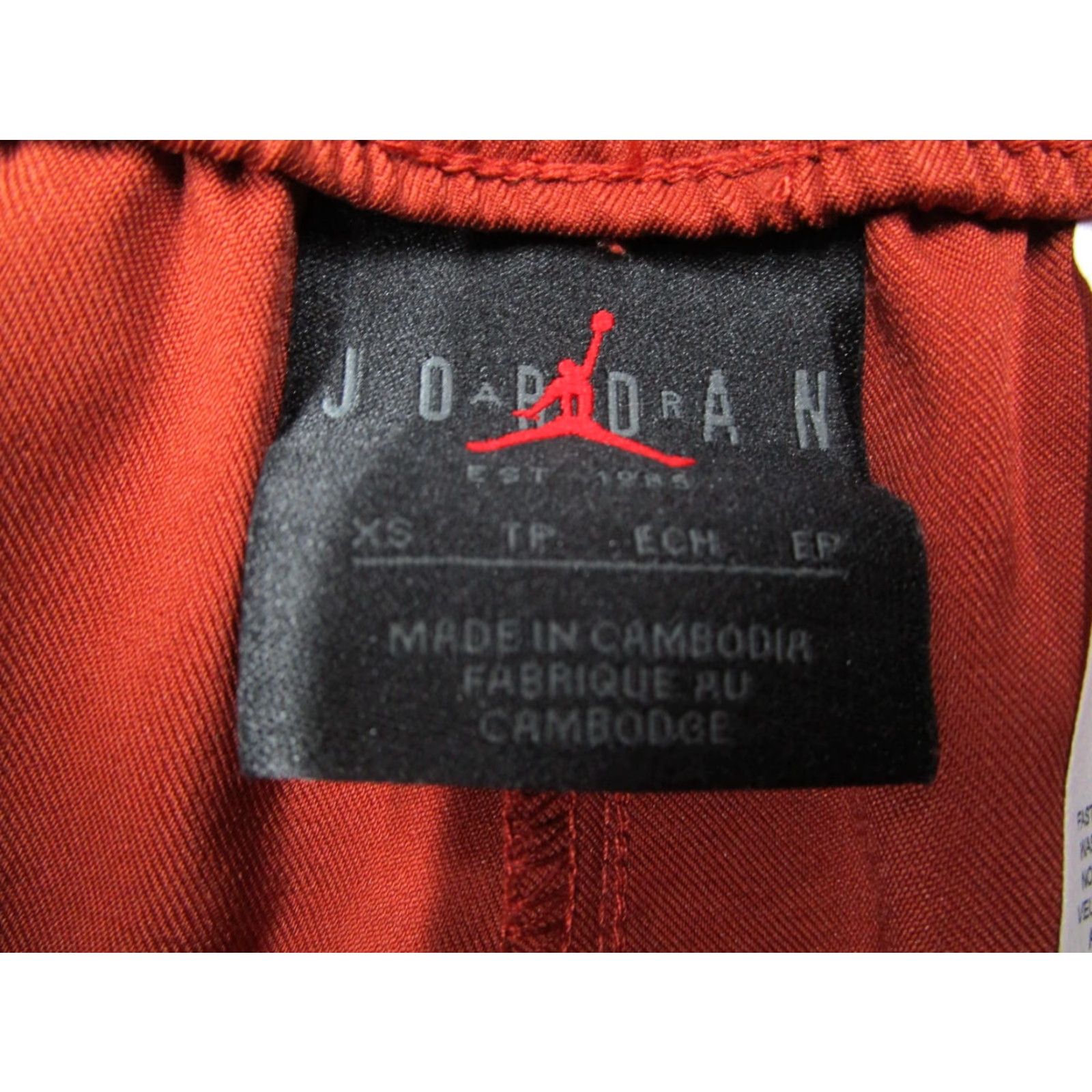 Nike Nike Air Jordan Joggers Women XS Orange Sport Tunnel Cargo 27x27 Womens Size 26" / US 2 / IT 38 - 3 Thumbnail