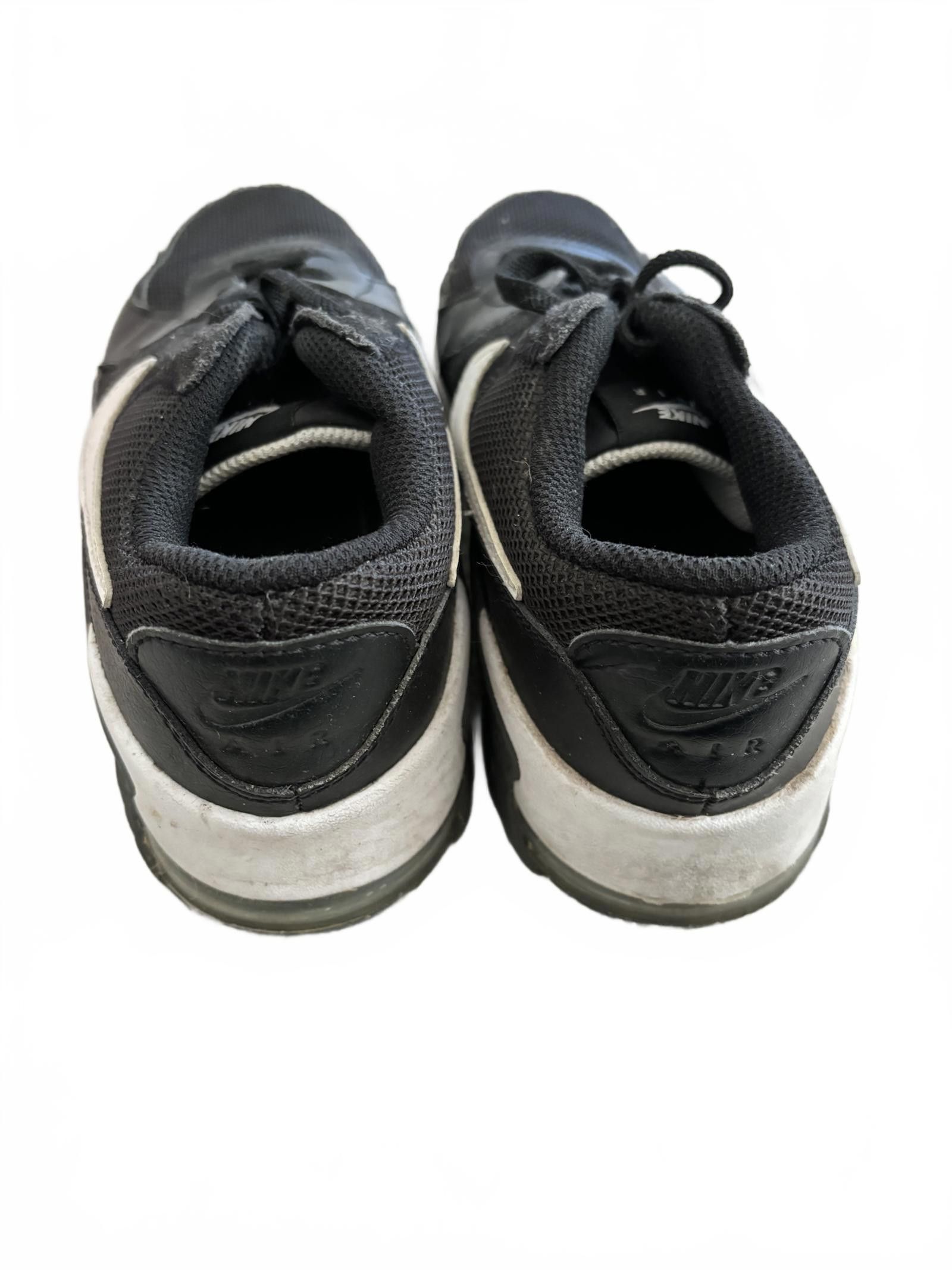 Nike Nike Air Max Kids' Running Shoes - Size 3Y - Black/White W5 Size US 5 / IT 35 - 2 Thumbnail
