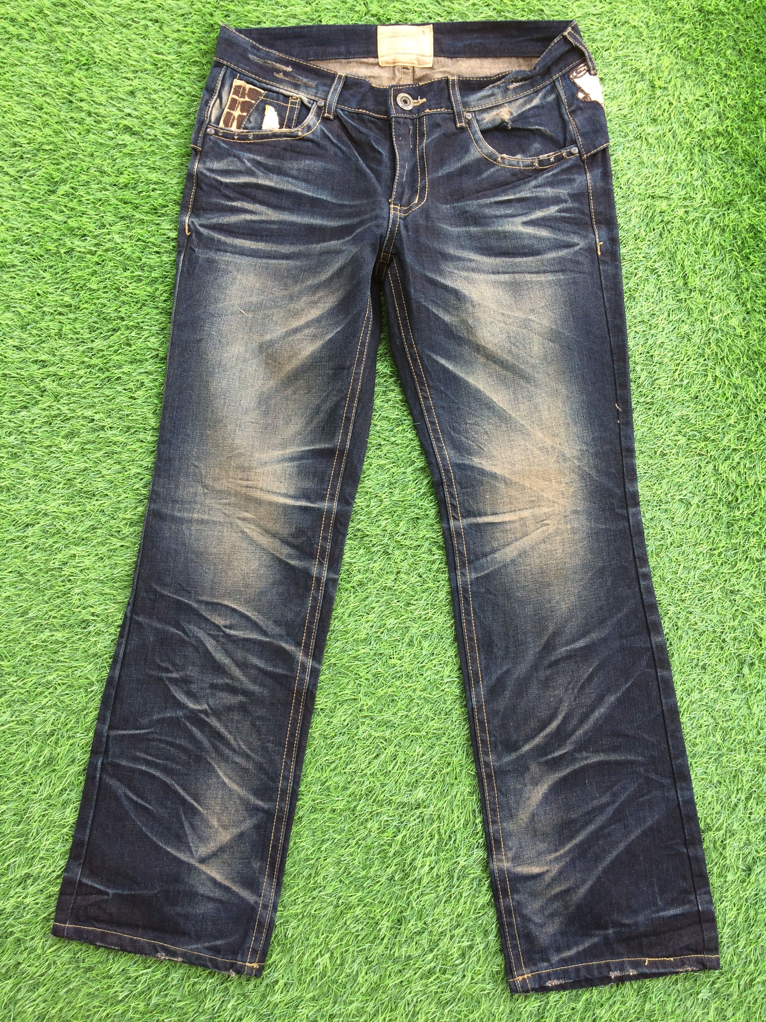 Japanese Brand × Jean Japanese Low Waist Straight Jeans #D-888 Size US 32 / EU 48 - 4 Thumbnail